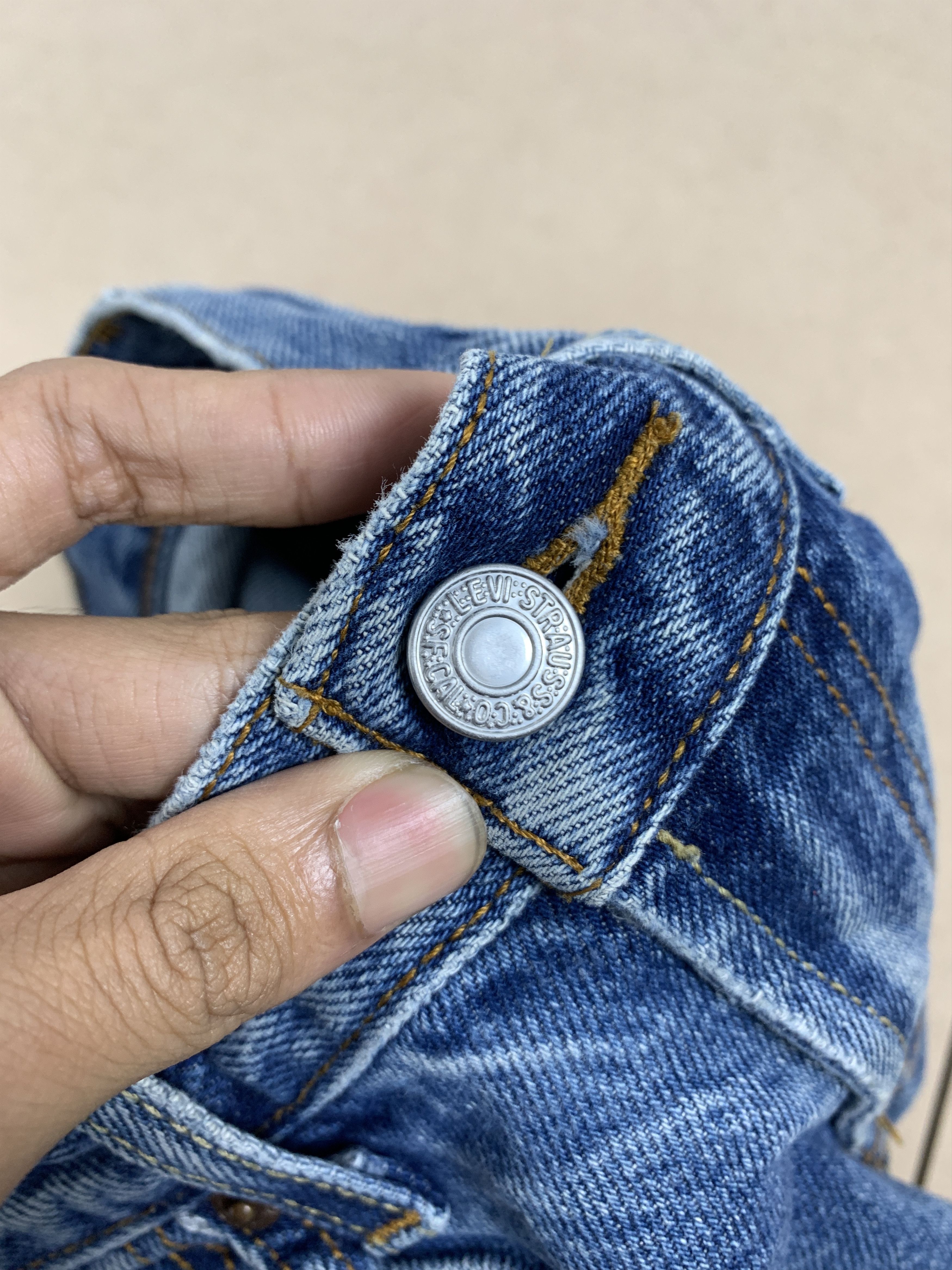 Levi's Vintage Levis 550 Straight Cut Faded Blue Jeans Size 24" / US 00 / IT 34 - 13 Thumbnail