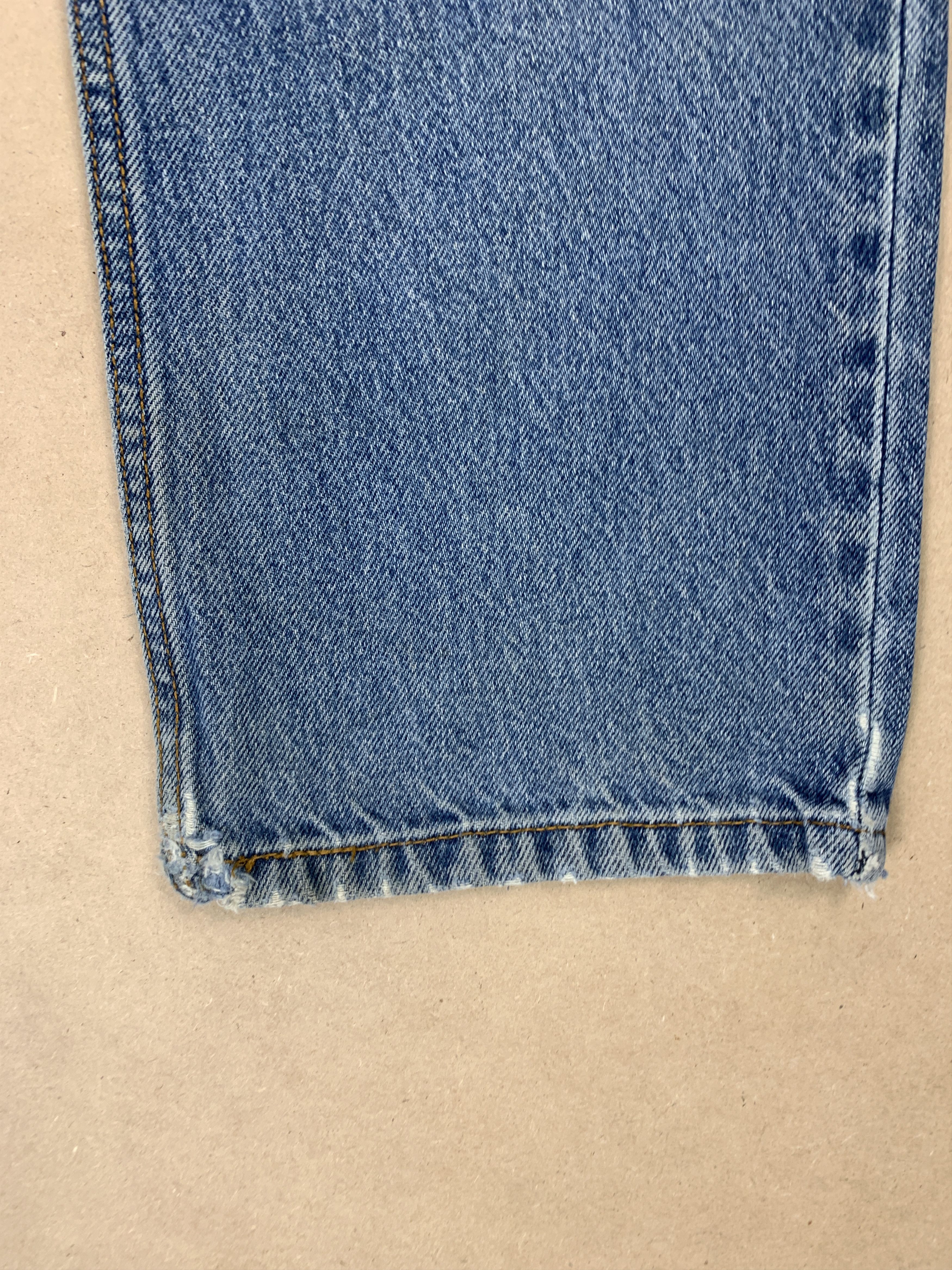 Levi's Vintage Levis 550 Straight Cut Faded Blue Jeans Size 24" / US 00 / IT 34 - 3 Thumbnail