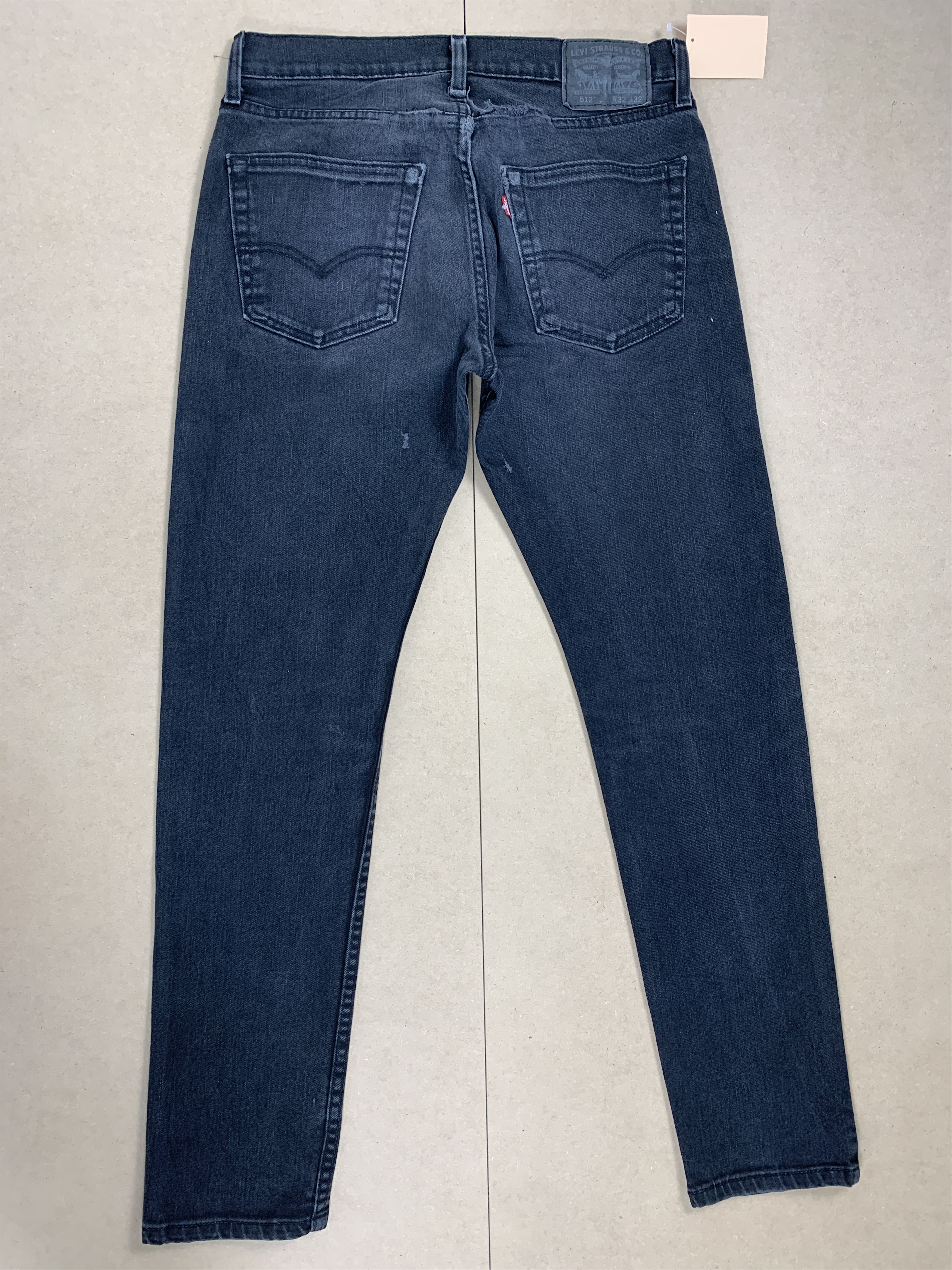 Levi's × Vintage Vintage Levis 512 Mid Skinny Black Jeans Size US 32 / EU 48 - 5 Thumbnail