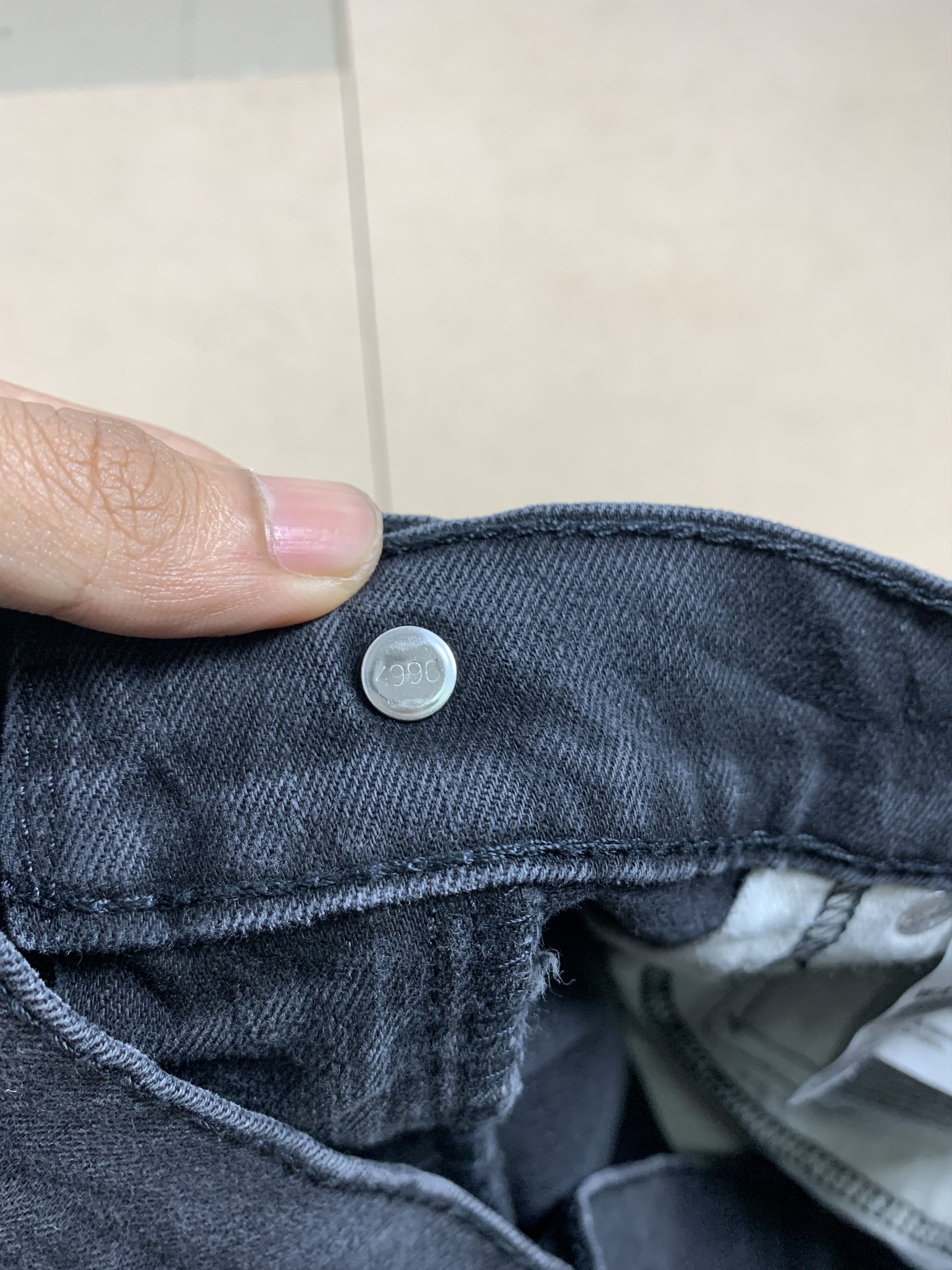Levi's × Vintage Vintage Levis 512 Mid Skinny Black Jeans Size US 32 / EU 48 - 15 Thumbnail