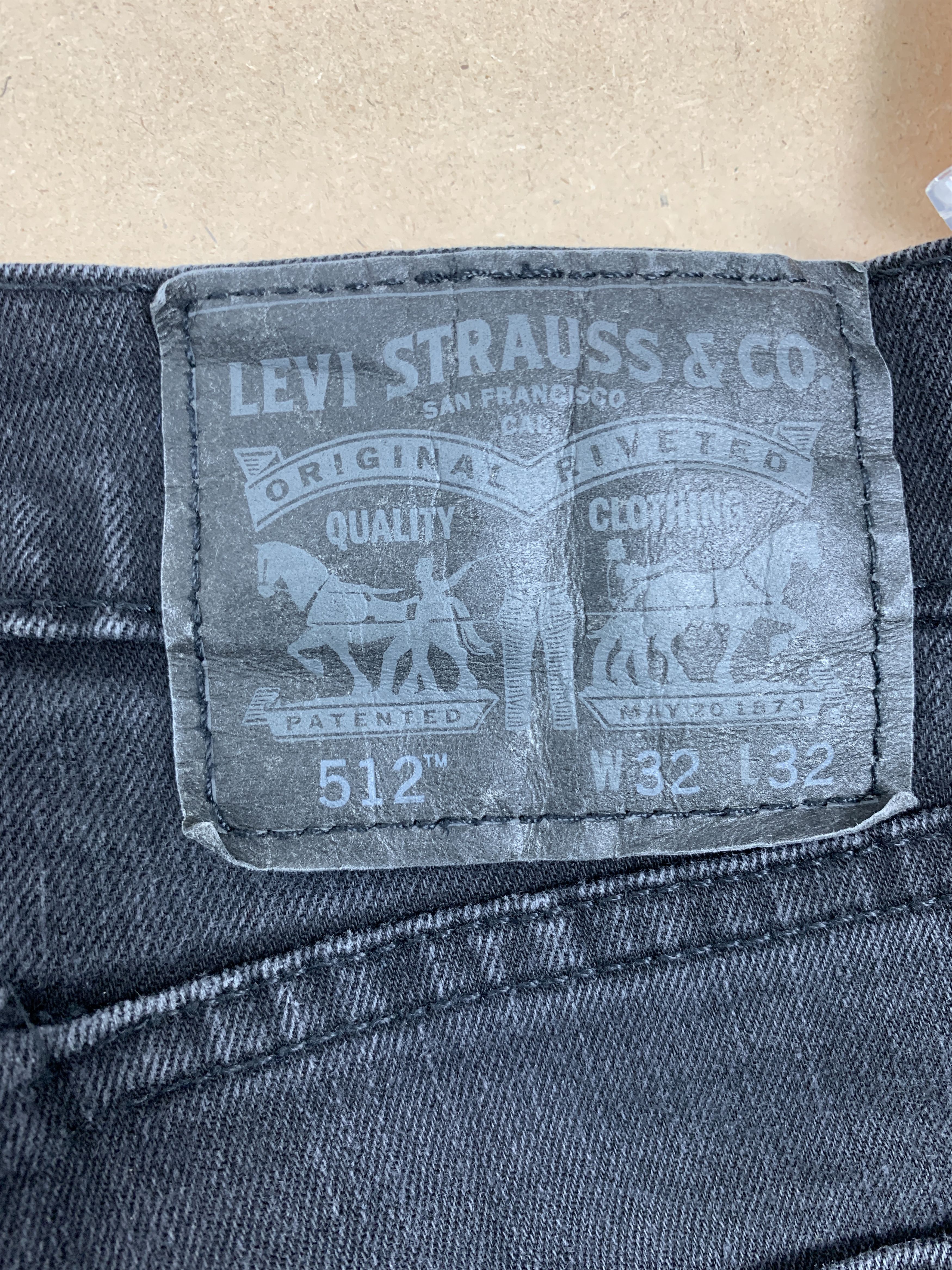 Levi's × Vintage Vintage Levis 512 Mid Skinny Black Jeans Size US 32 / EU 48 - 6 Thumbnail