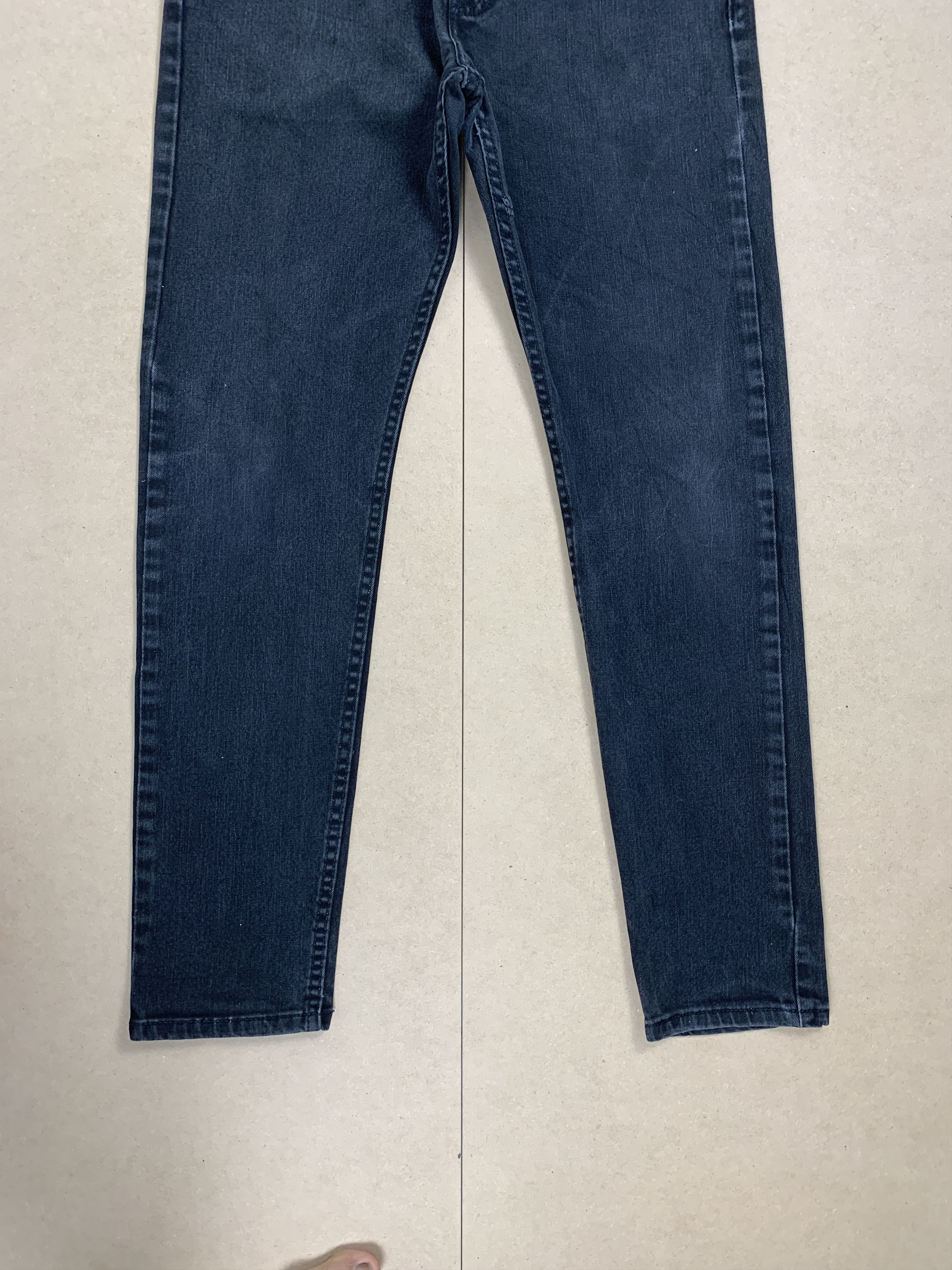 Levi's × Vintage Vintage Levis 512 Mid Skinny Black Jeans Size US 32 / EU 48 - 2 Thumbnail