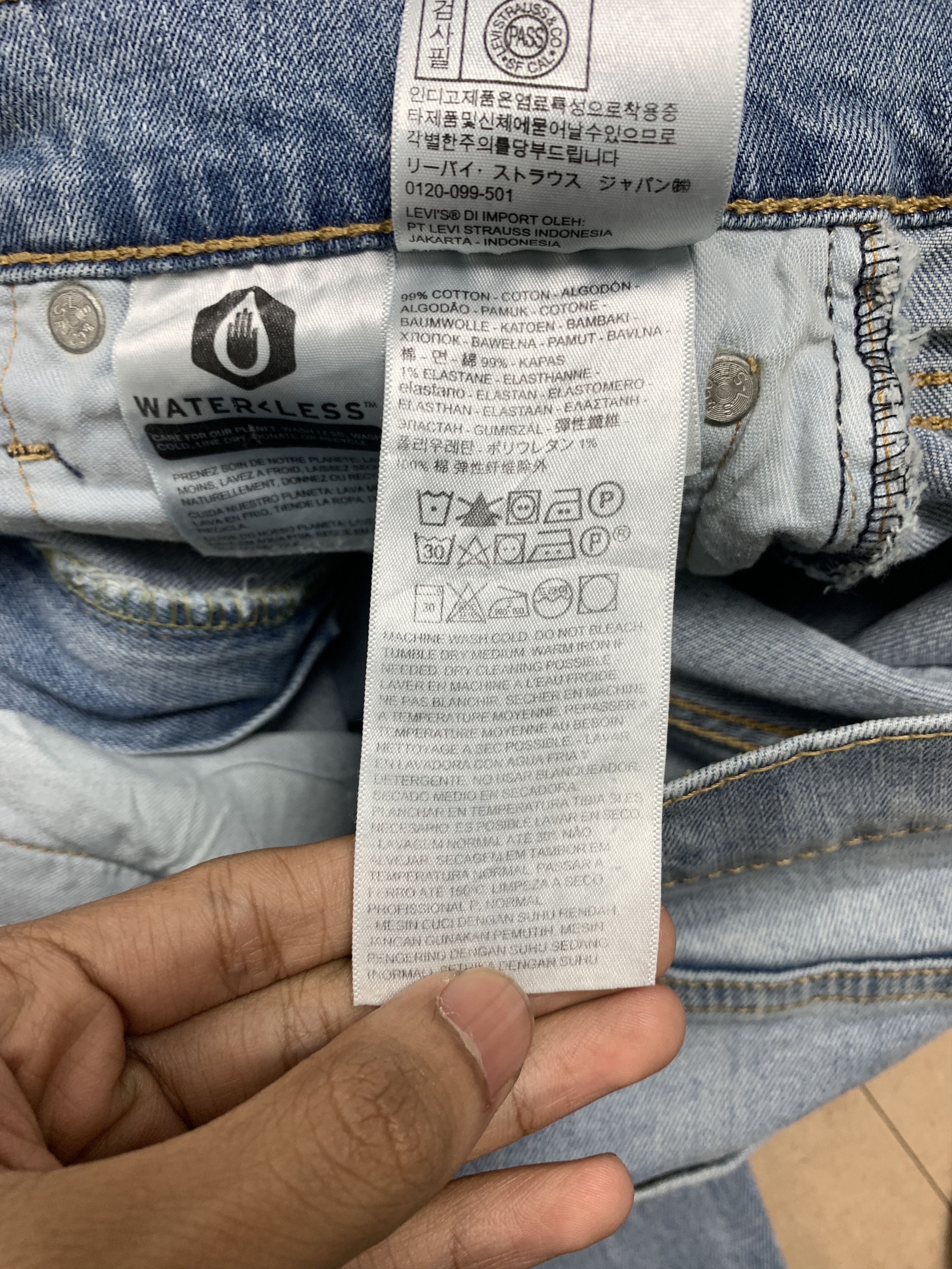 Levi's Vintage Levis 514 Straight Faded Jeans P0265 Size US 28 / EU 44 - 13 Thumbnail