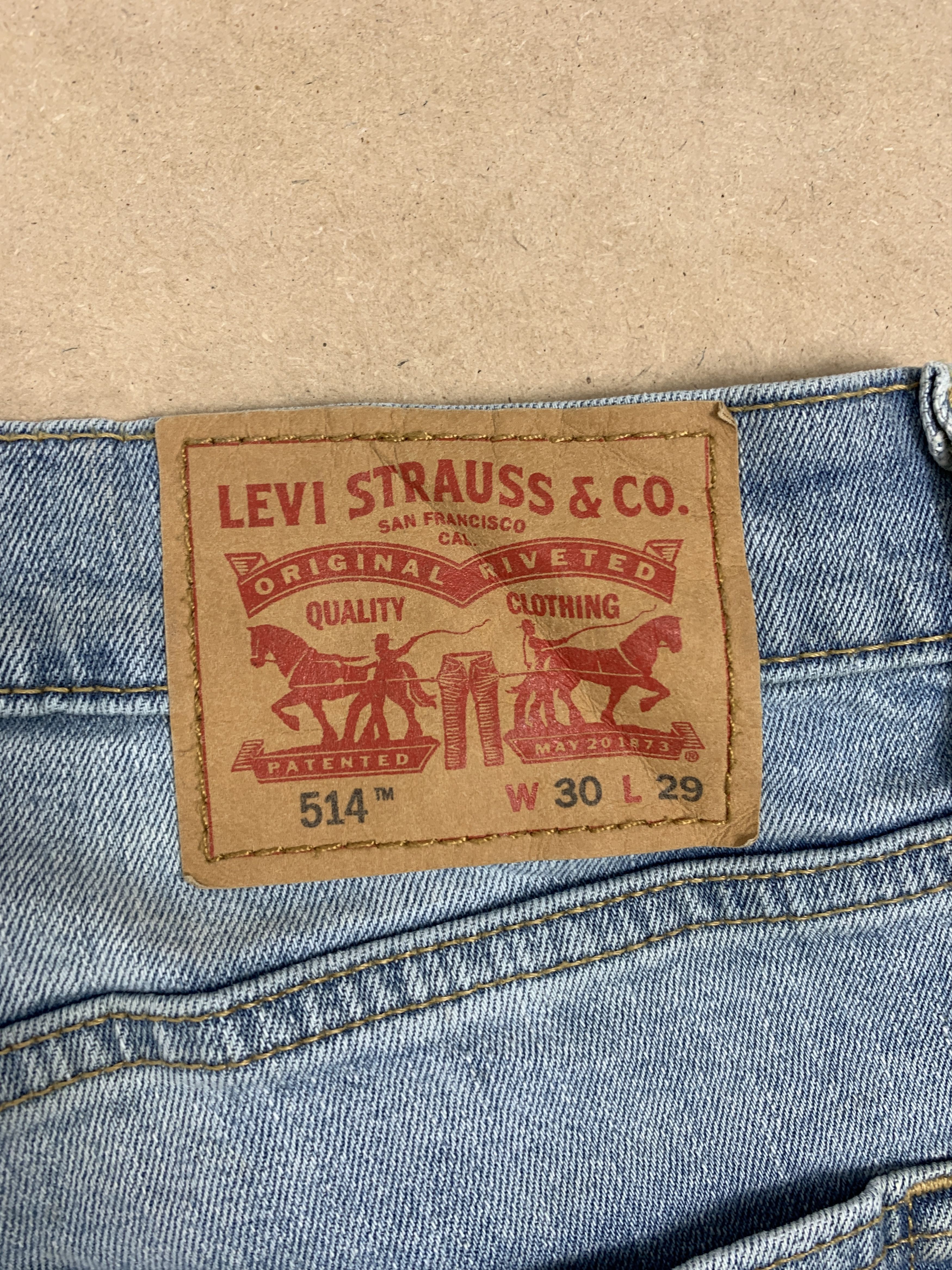 Levi's Vintage Levis 514 Straight Faded Jeans P0265 Size US 28 / EU 44 - 7 Thumbnail