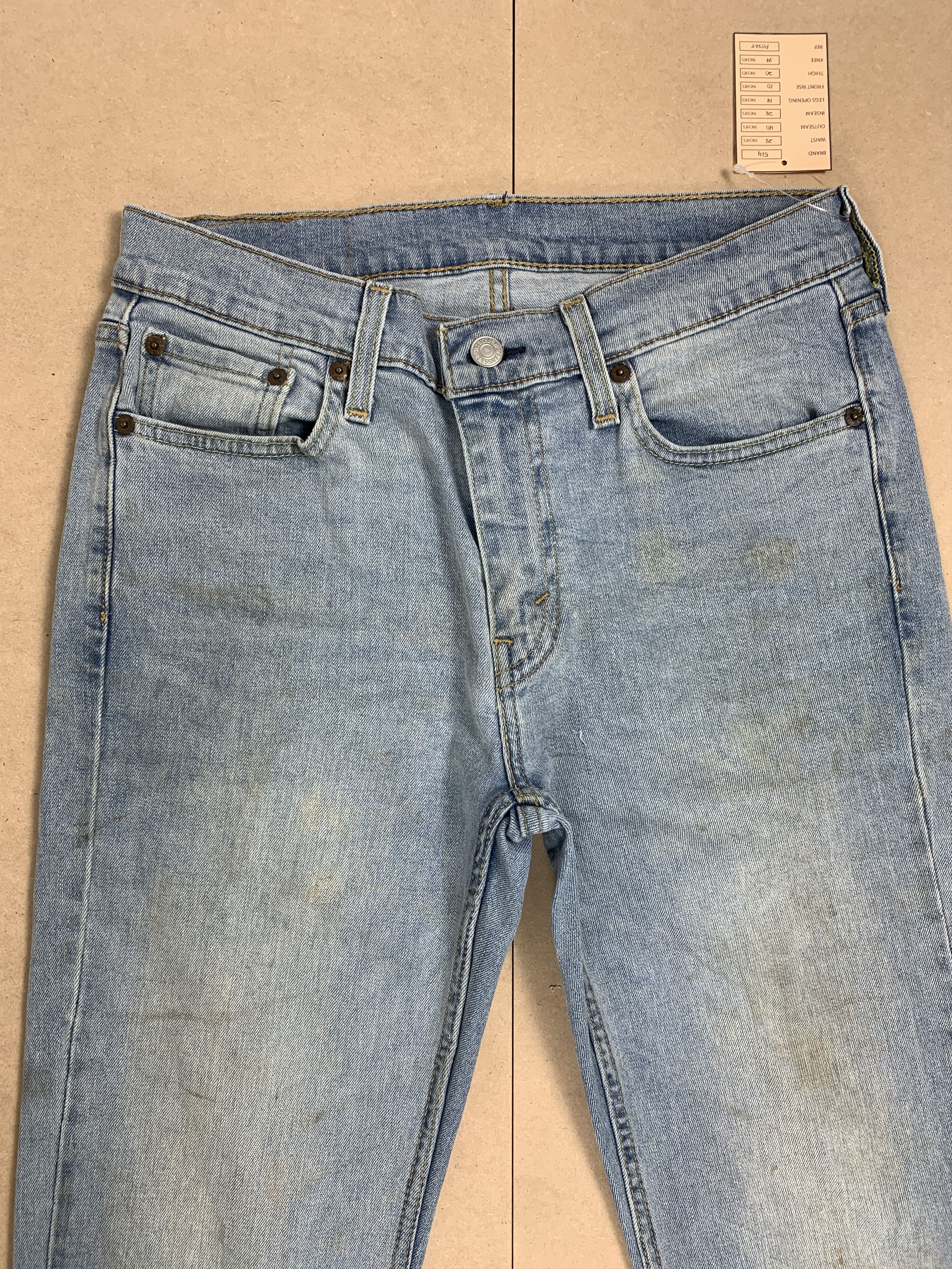 Levi's Vintage Levis 514 Straight Faded Jeans P0265 Size US 28 / EU 44 - 2 Thumbnail