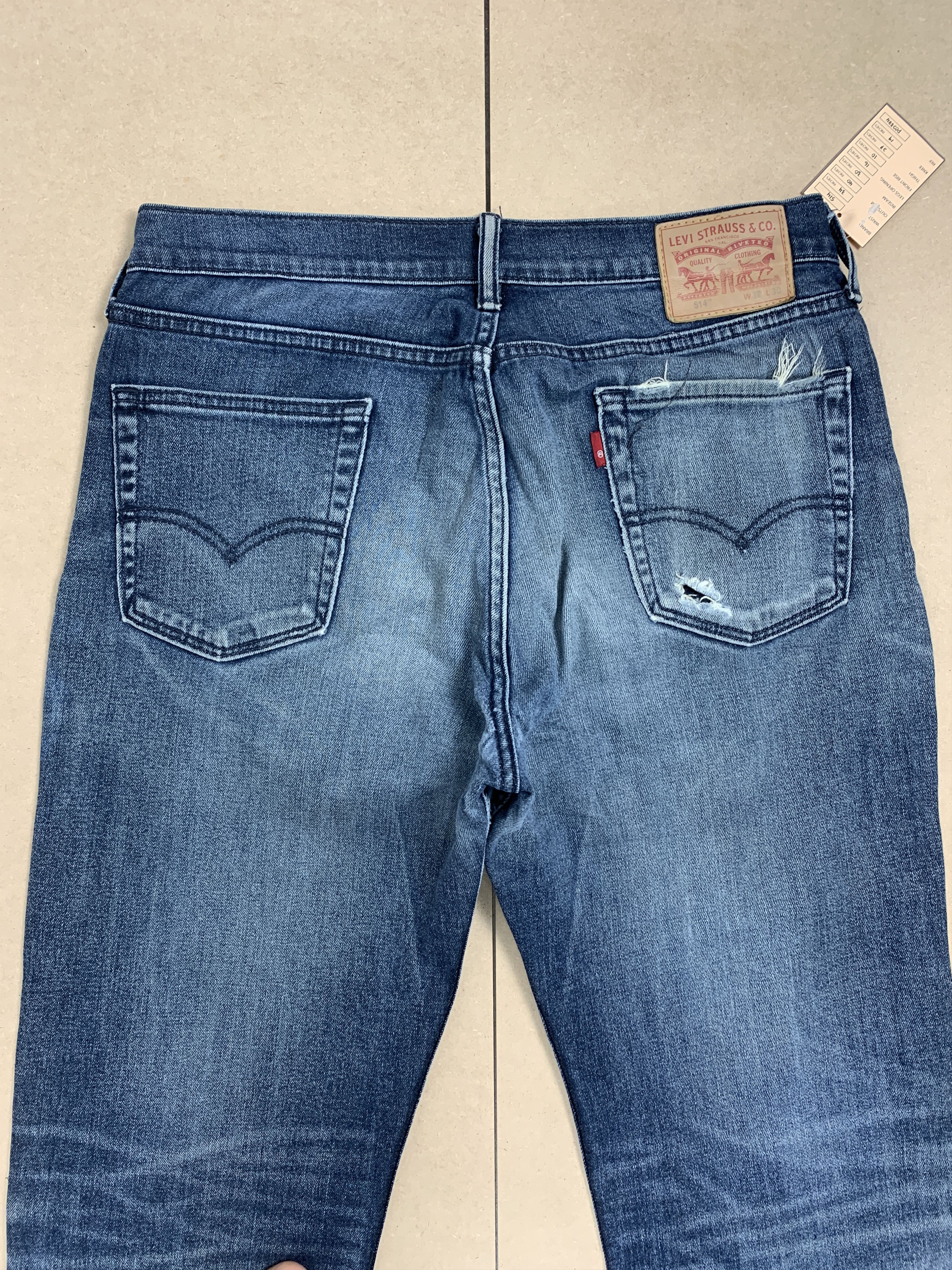 Levi's × Vintage Vintage Levis Straight Cut Faded Blue Jeans Size US 34 / EU 50 - 8 Thumbnail
