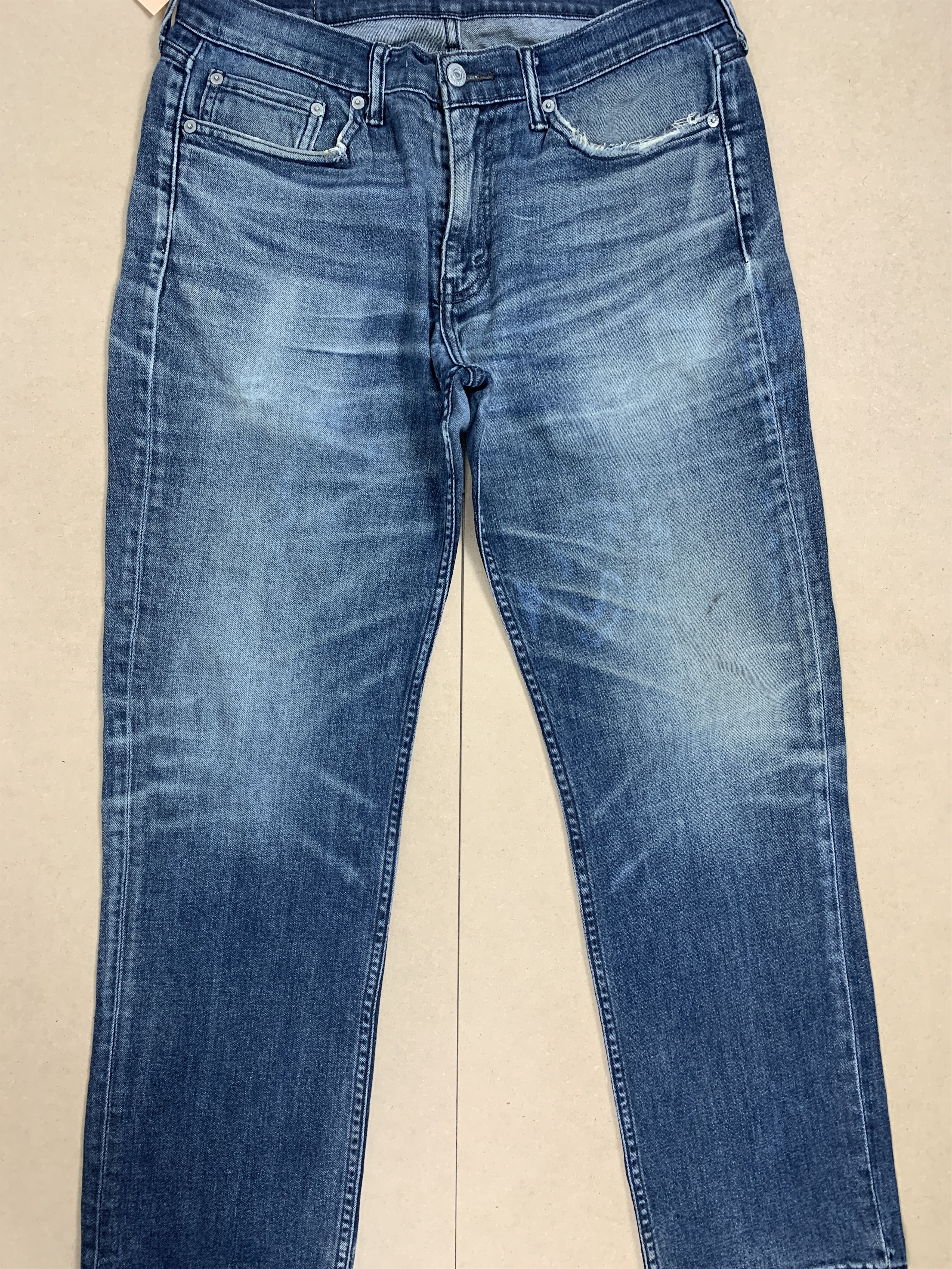 Levi's × Vintage Vintage Levis Straight Cut Faded Blue Jeans Size US 34 / EU 50 - 3 Thumbnail