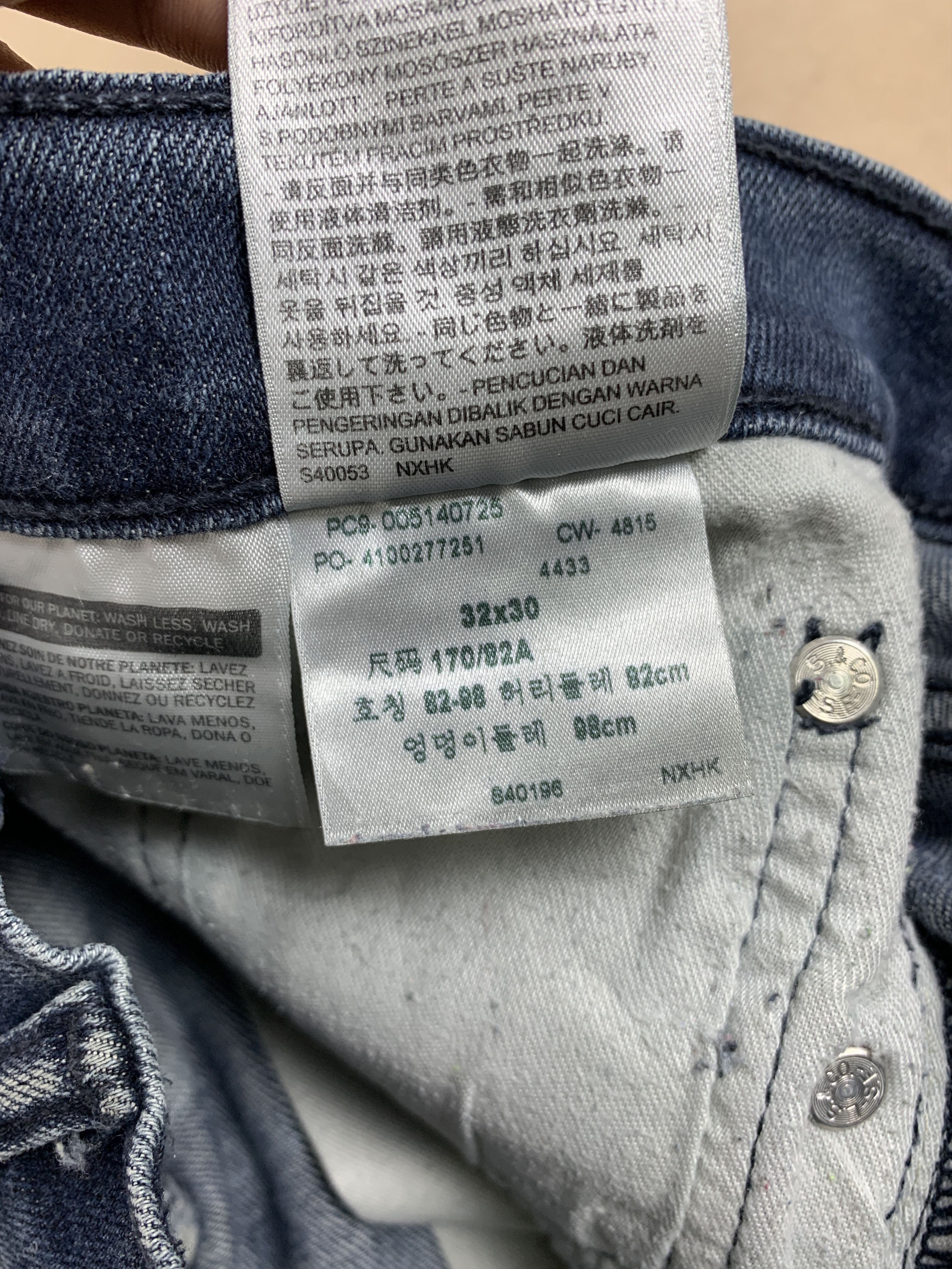 Levi's × Vintage Vintage Levis Straight Cut Faded Blue Jeans Size US 34 / EU 50 - 18 Thumbnail