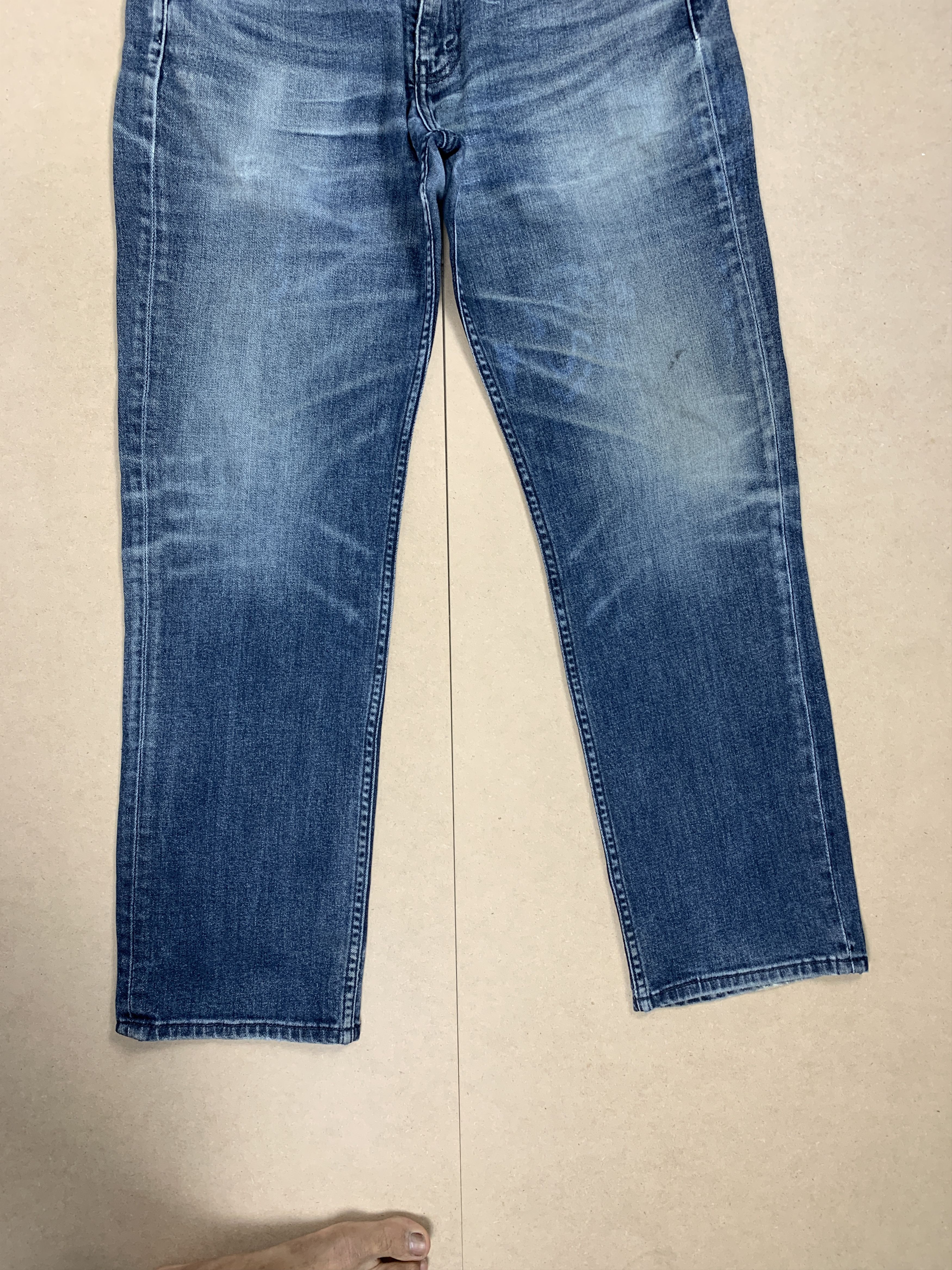 Levi's × Vintage Vintage Levis Straight Cut Faded Blue Jeans Size US 34 / EU 50 - 4 Thumbnail