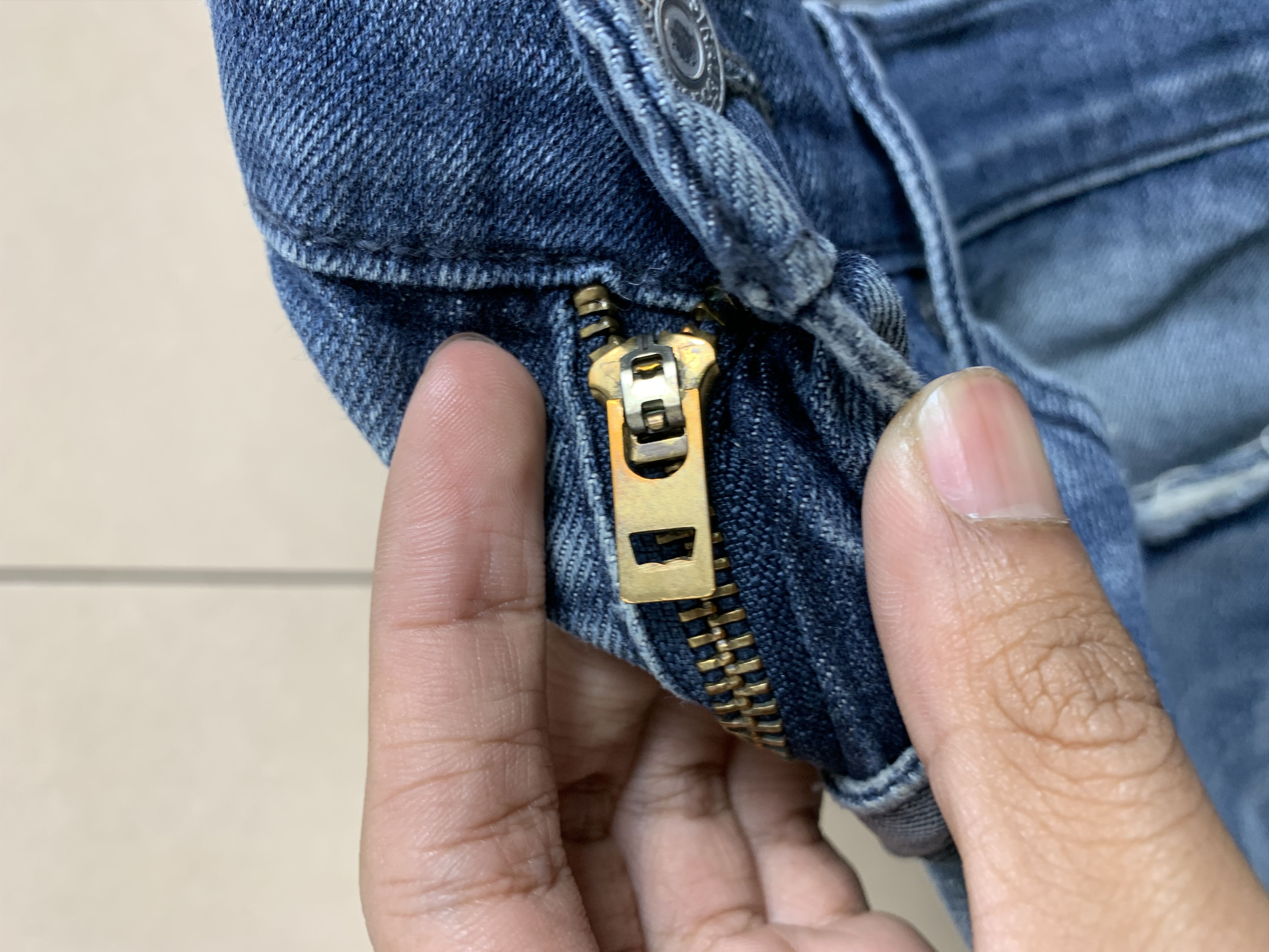 Levi's × Vintage Vintage Levis Straight Cut Faded Blue Jeans Size US 34 / EU 50 - 21 Thumbnail