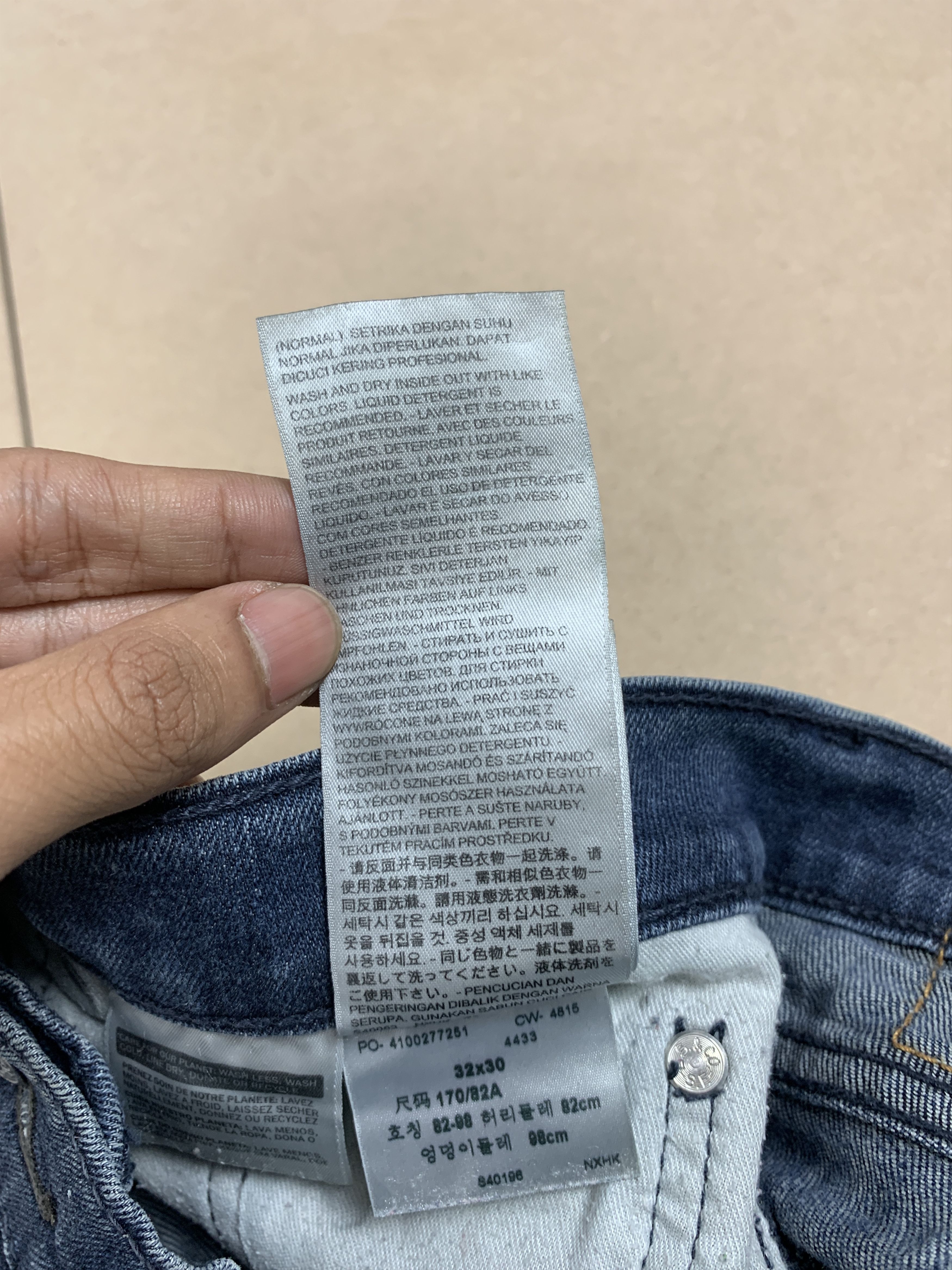 Levi's × Vintage Vintage Levis Straight Cut Faded Blue Jeans Size US 34 / EU 50 - 17 Thumbnail
