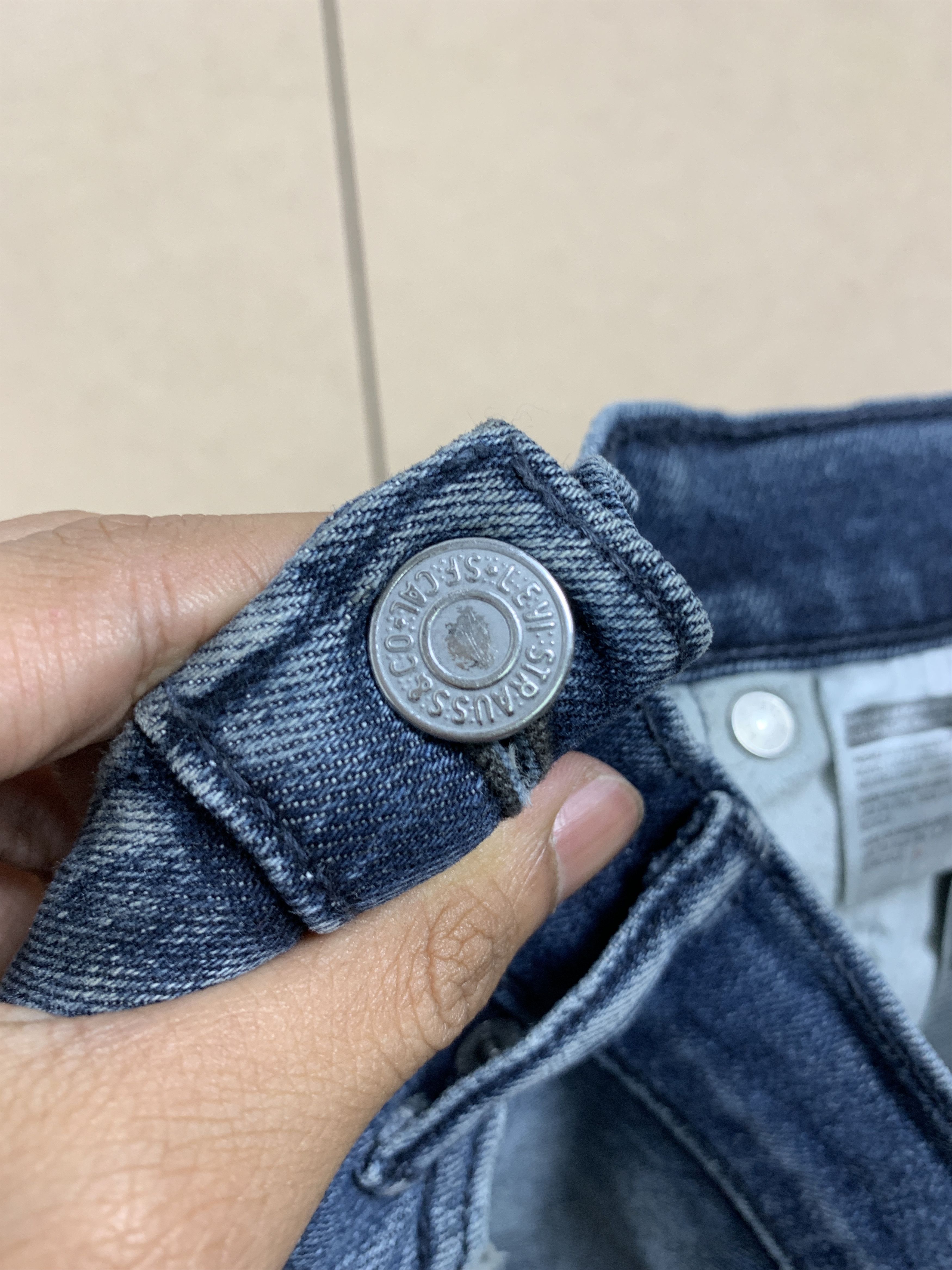 Levi's × Vintage Vintage Levis Straight Cut Faded Blue Jeans Size US 34 / EU 50 - 20 Thumbnail