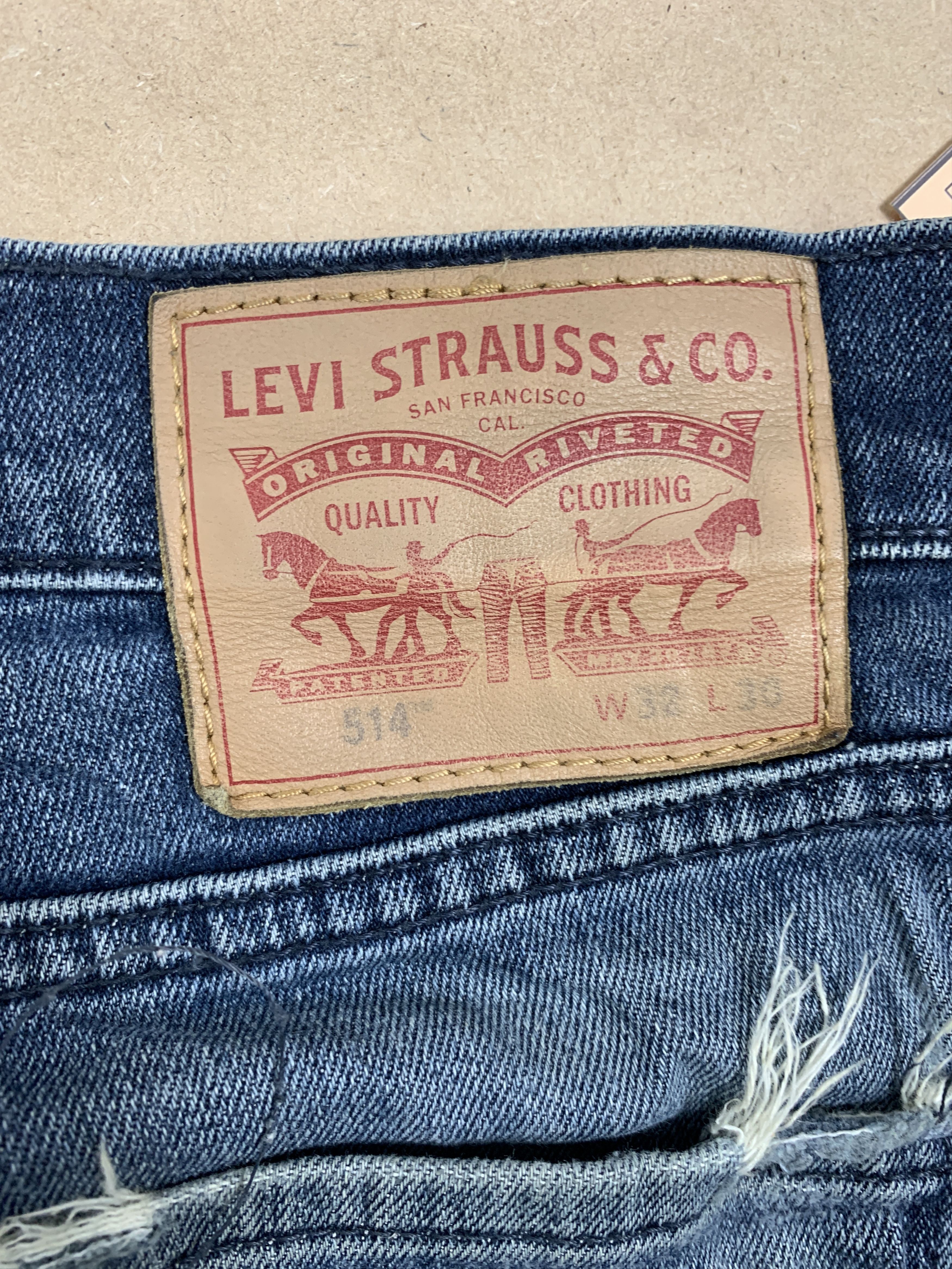 Levi's × Vintage Vintage Levis Straight Cut Faded Blue Jeans Size US 34 / EU 50 - 10 Thumbnail