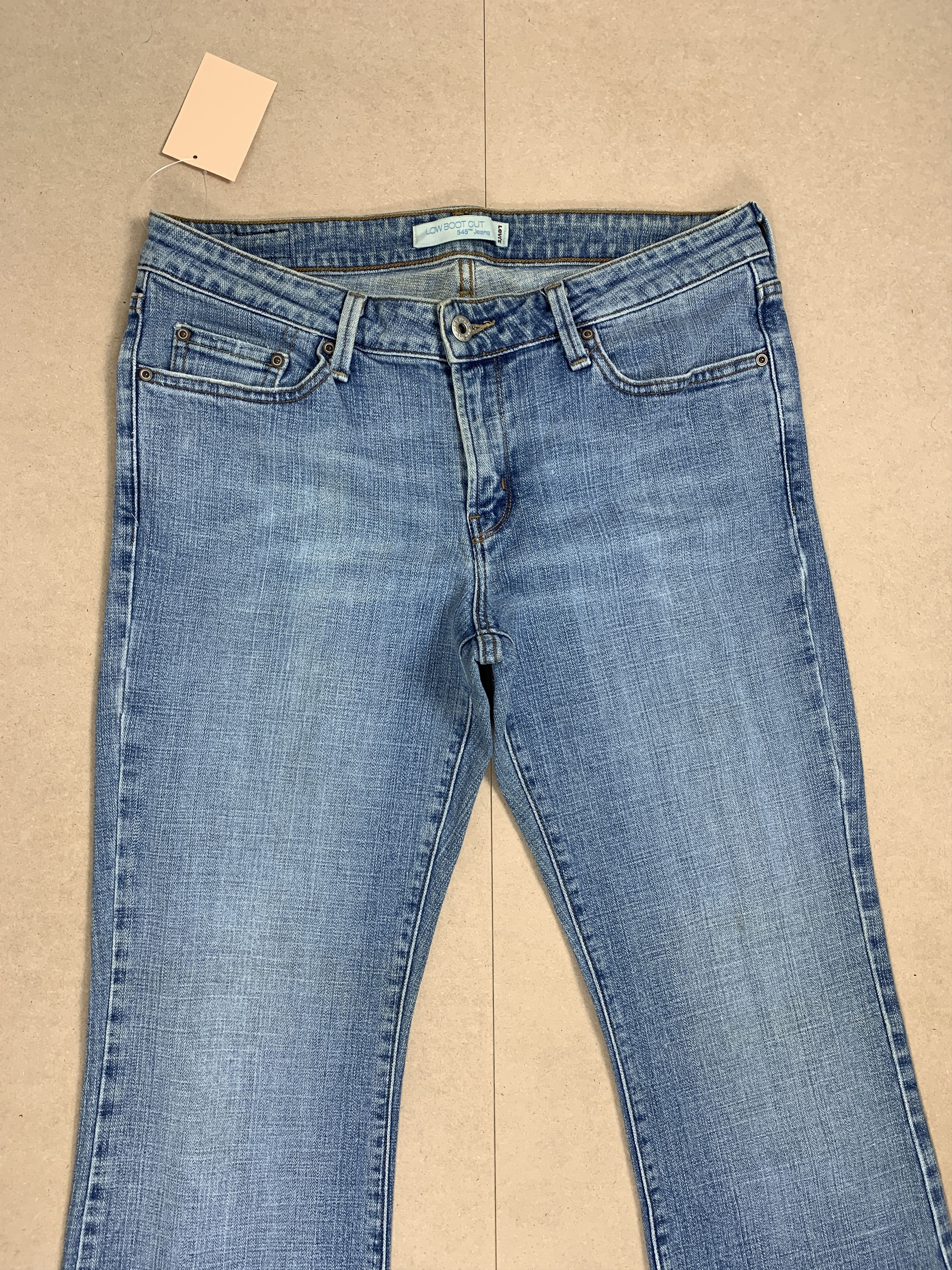 Levi's Vintage Levis 545 Boot Cut Faded Blue Jeans P0311 Size 32" / US 10 / IT 46 - 2 Thumbnail