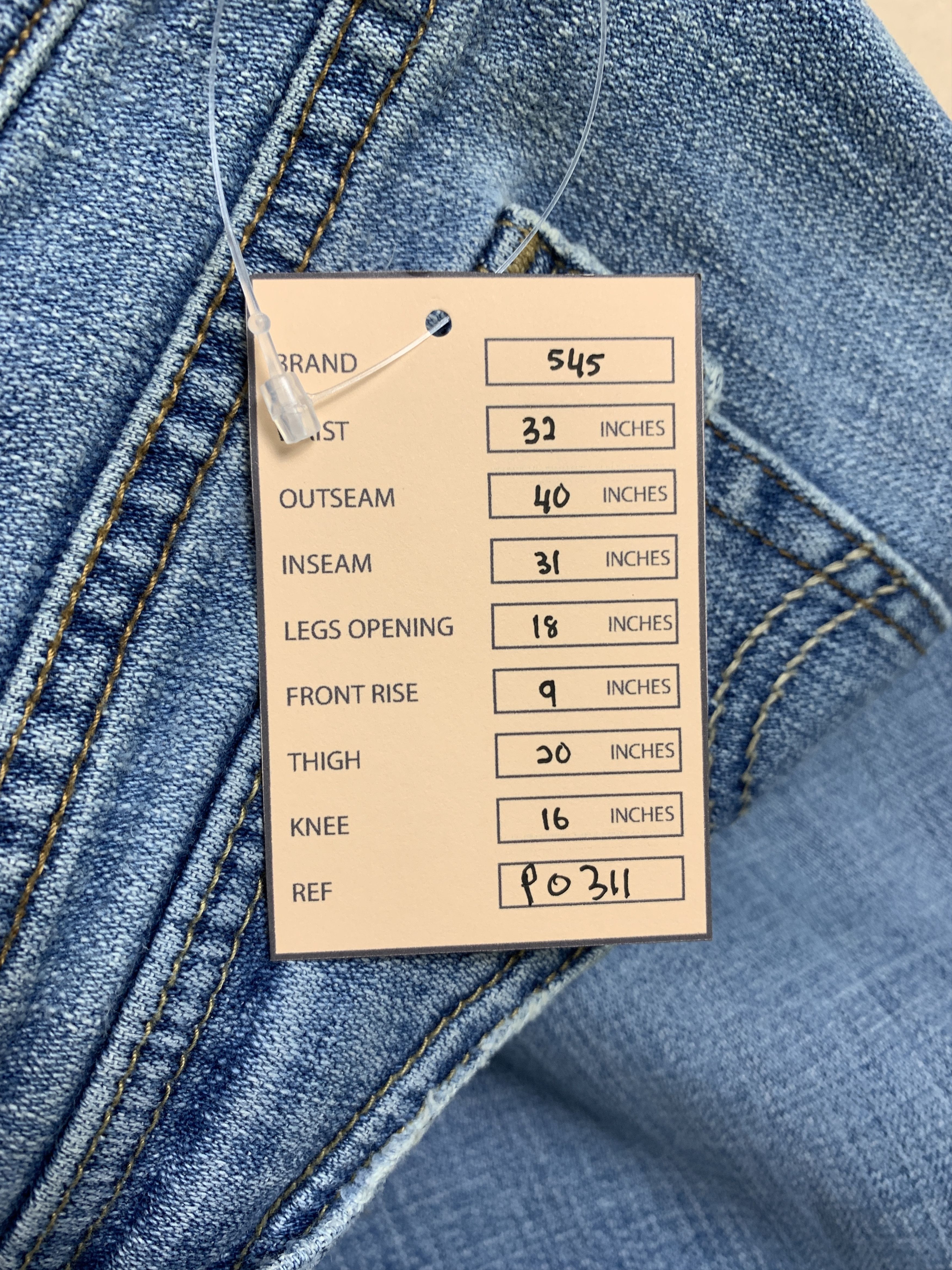 Levi's Vintage Levis 545 Boot Cut Faded Blue Jeans P0311 Size 32" / US 10 / IT 46 - 18 Thumbnail