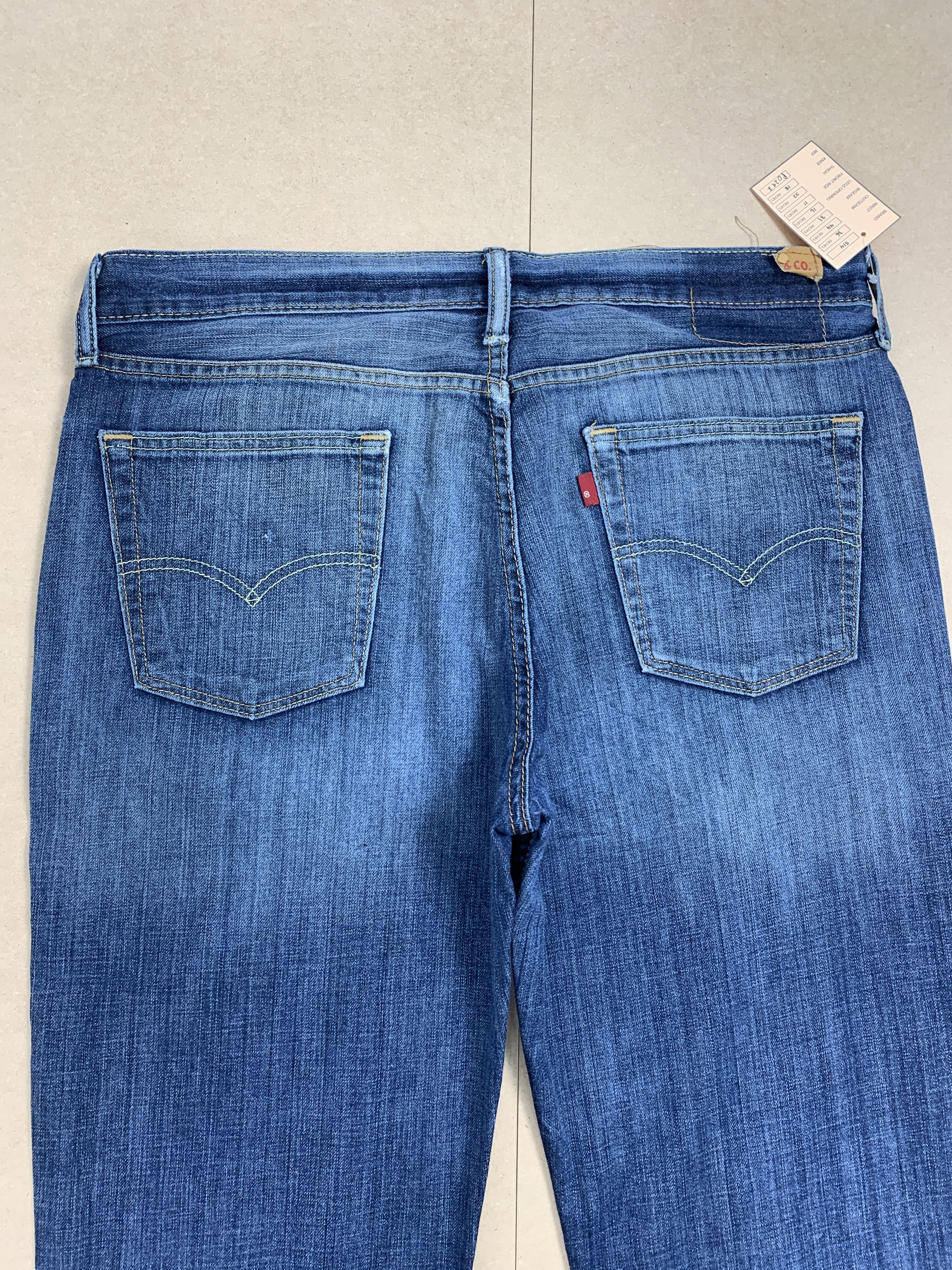 Levi's × Vintage Vintage Levis 514 Straight Cut Faded Blue Jeans Size US 36 / EU 52 - 7 Thumbnail