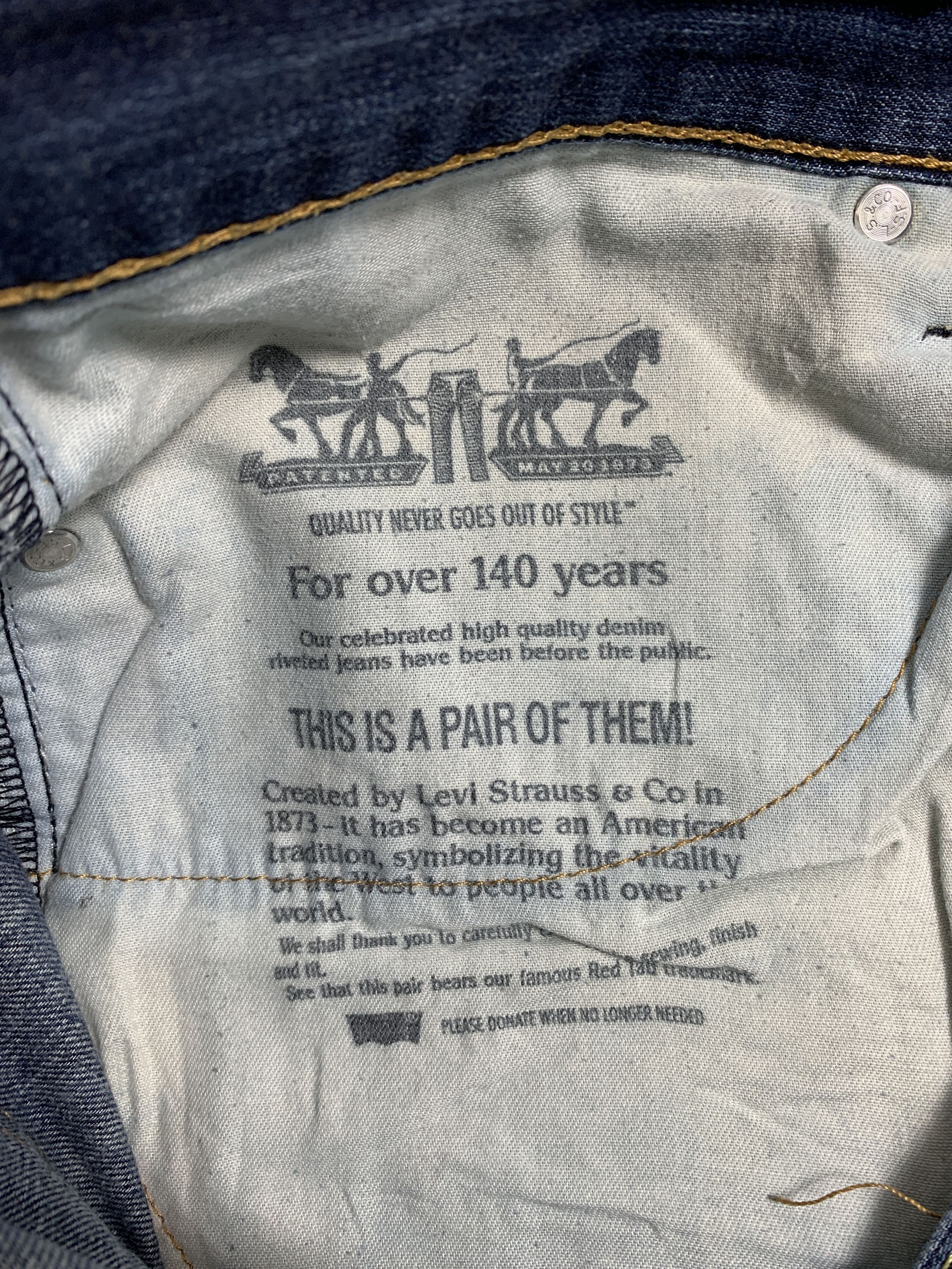 Levi's × Vintage Vintage Levis 514 Straight Cut Faded Blue Jeans Size US 36 / EU 52 - 11 Thumbnail