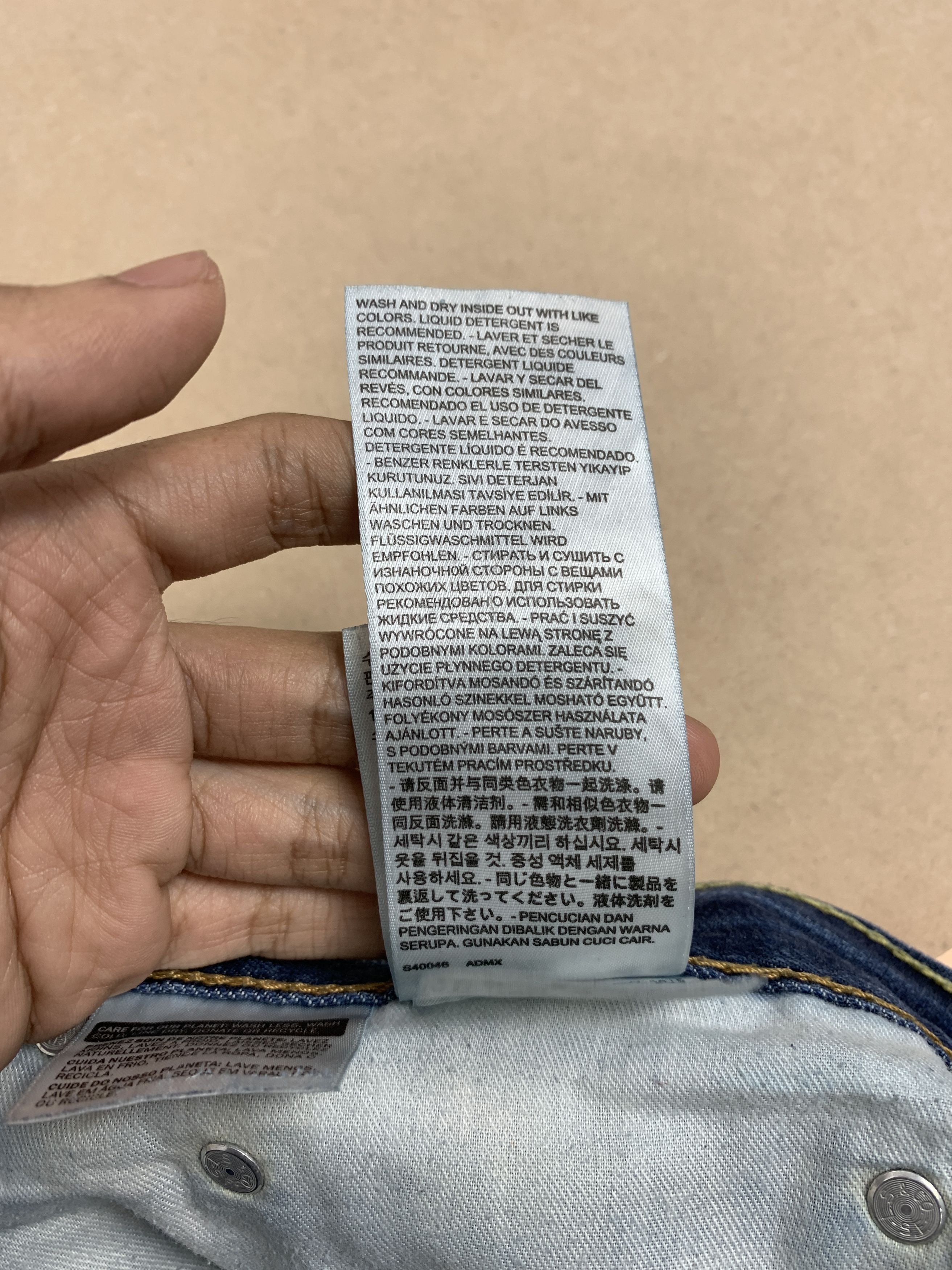 Levi's × Vintage Vintage Levis 514 Straight Cut Faded Blue Jeans Size US 36 / EU 52 - 15 Thumbnail