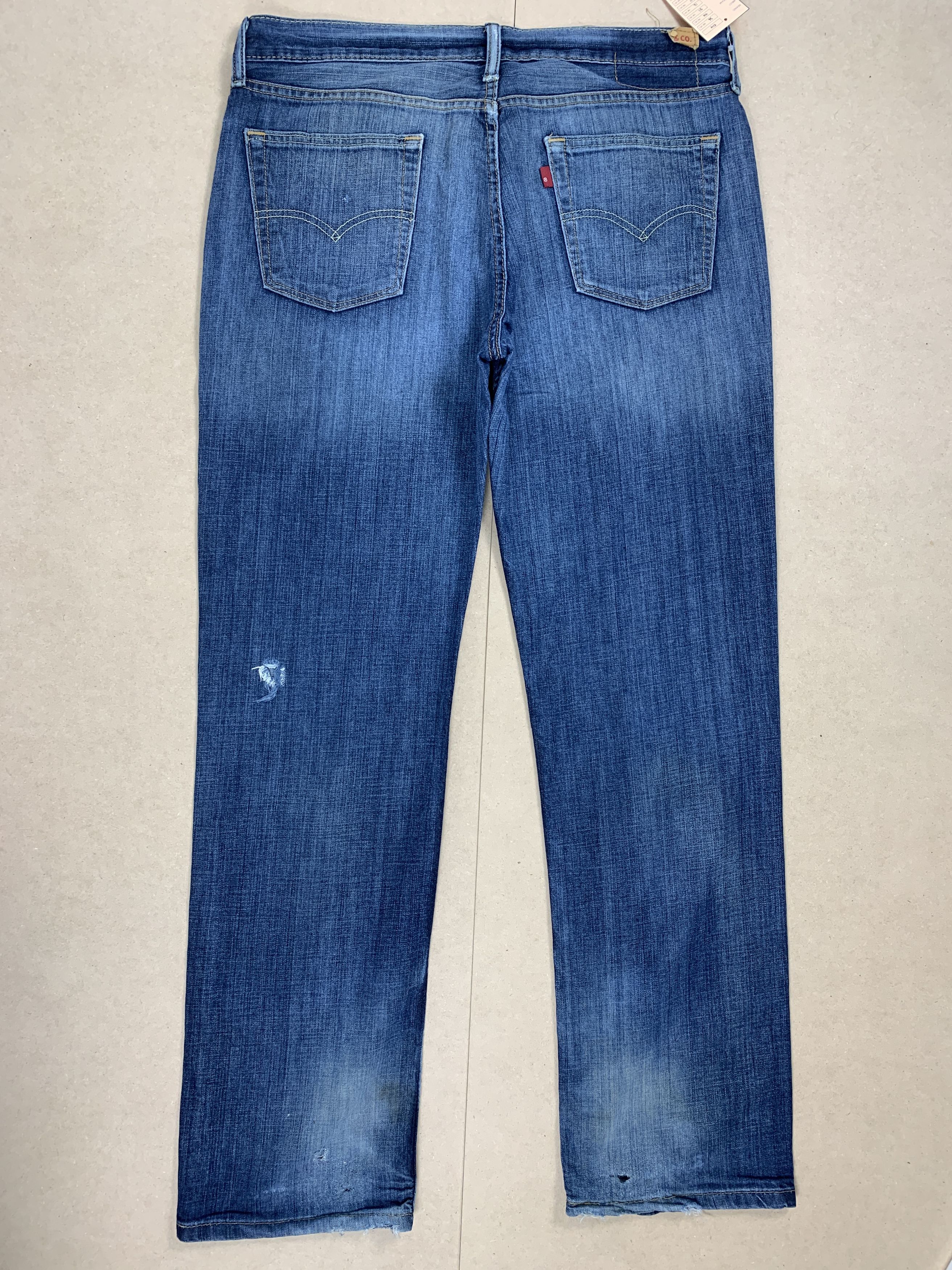 Levi's × Vintage Vintage Levis 514 Straight Cut Faded Blue Jeans Size US 36 / EU 52 - 6 Thumbnail