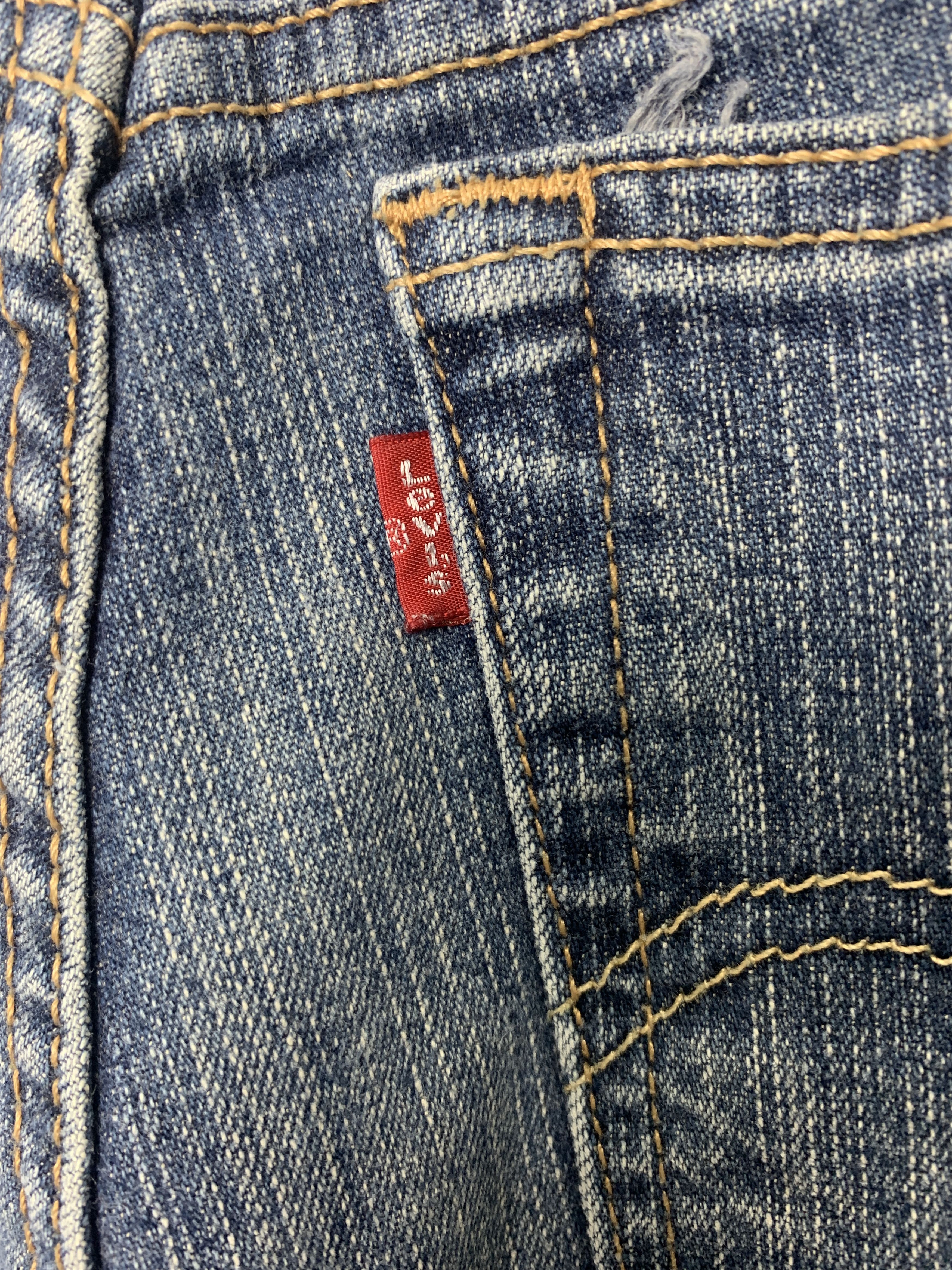 Levi's Vintage LEVI'S 550 Faded Straight Cut Mid Wash Denim Jeans Size US 34 / EU 50 - 5 Thumbnail