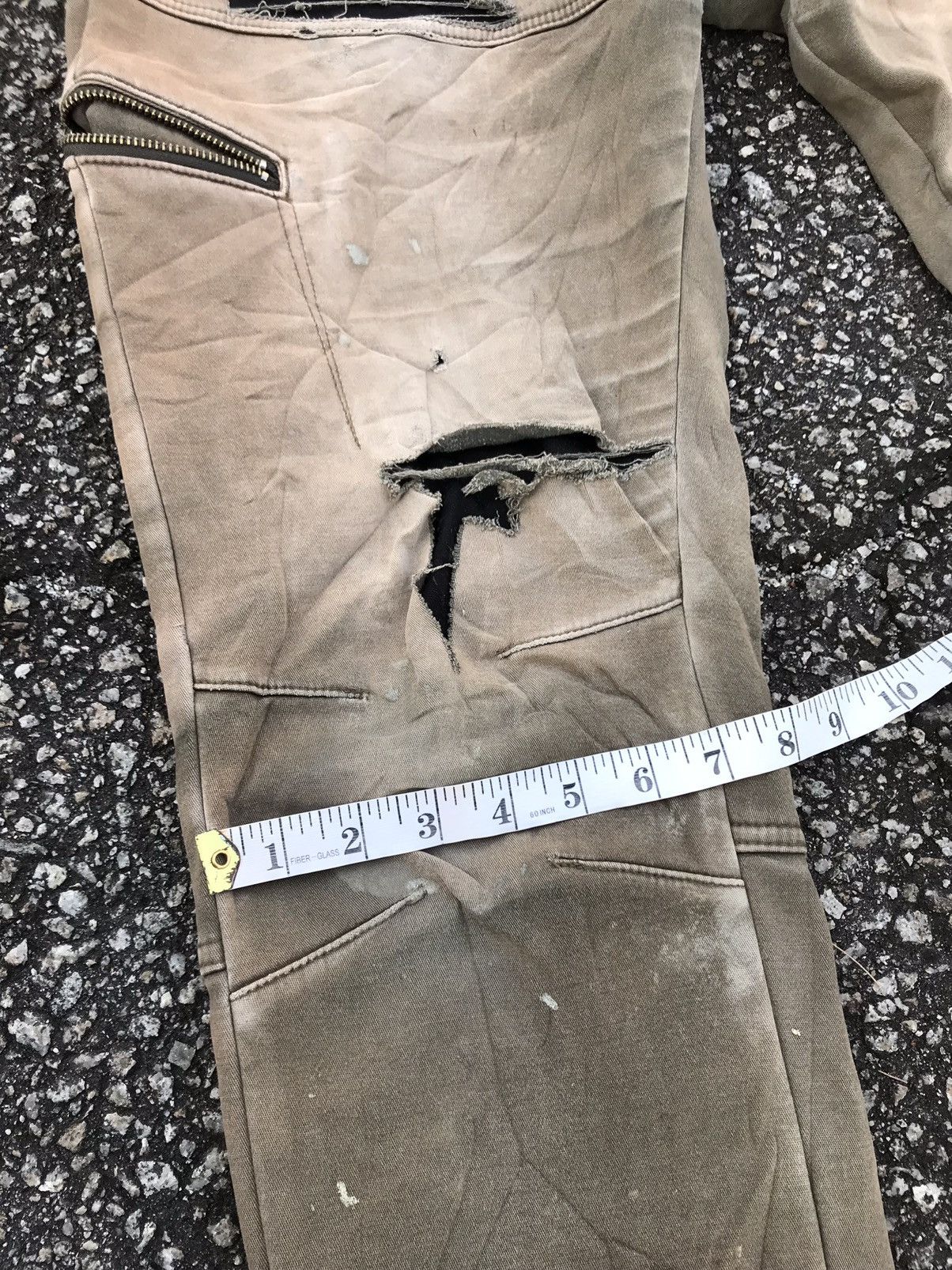 Japanese Brand Style❗️Fieldcore Distressed 2 Layer Stretchable Cargo Pants Size US 34 / EU 50 - 23 Thumbnail