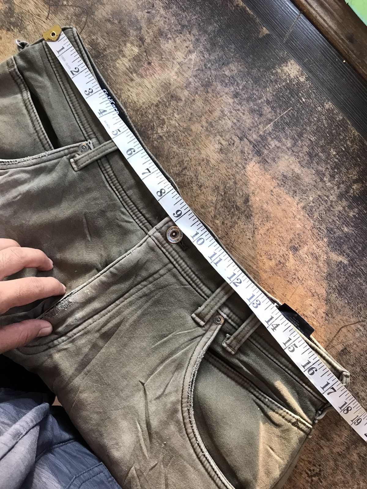 Japanese Brand Style❗️Fieldcore Distressed 2 Layer Stretchable Cargo Pants Size US 34 / EU 50 - 19 Thumbnail