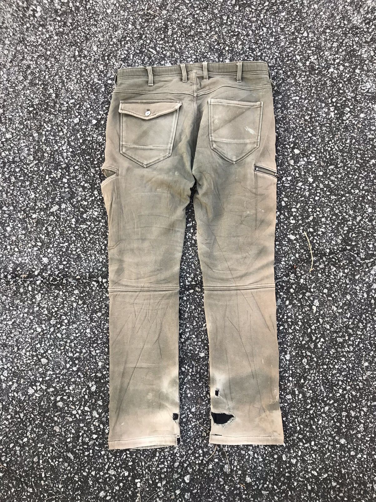 Japanese Brand Style❗️Fieldcore Distressed 2 Layer Stretchable Cargo Pants Size US 34 / EU 50 - 2 Thumbnail