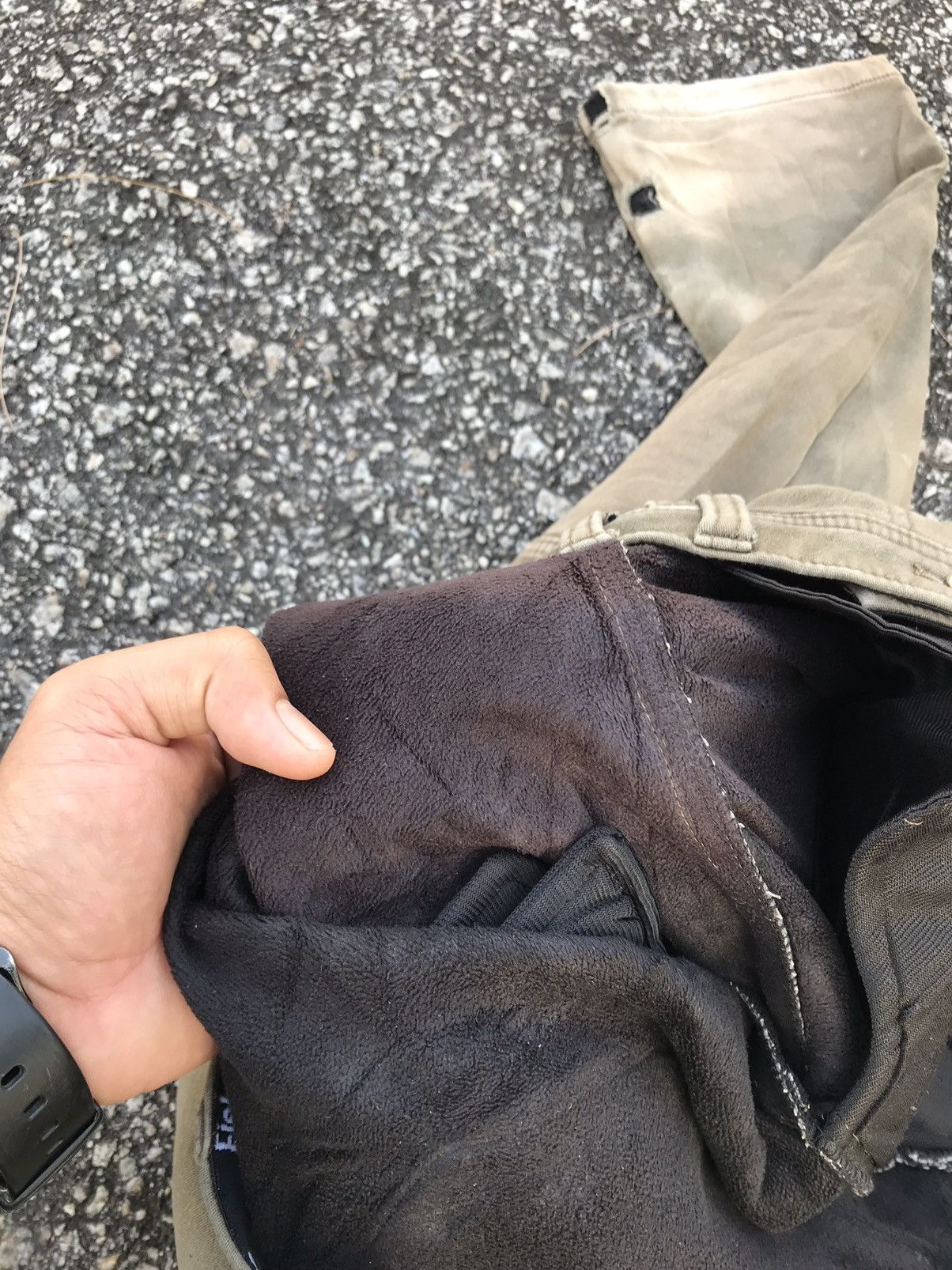 Japanese Brand Style❗️Fieldcore Distressed 2 Layer Stretchable Cargo Pants Size US 34 / EU 50 - 12 Thumbnail
