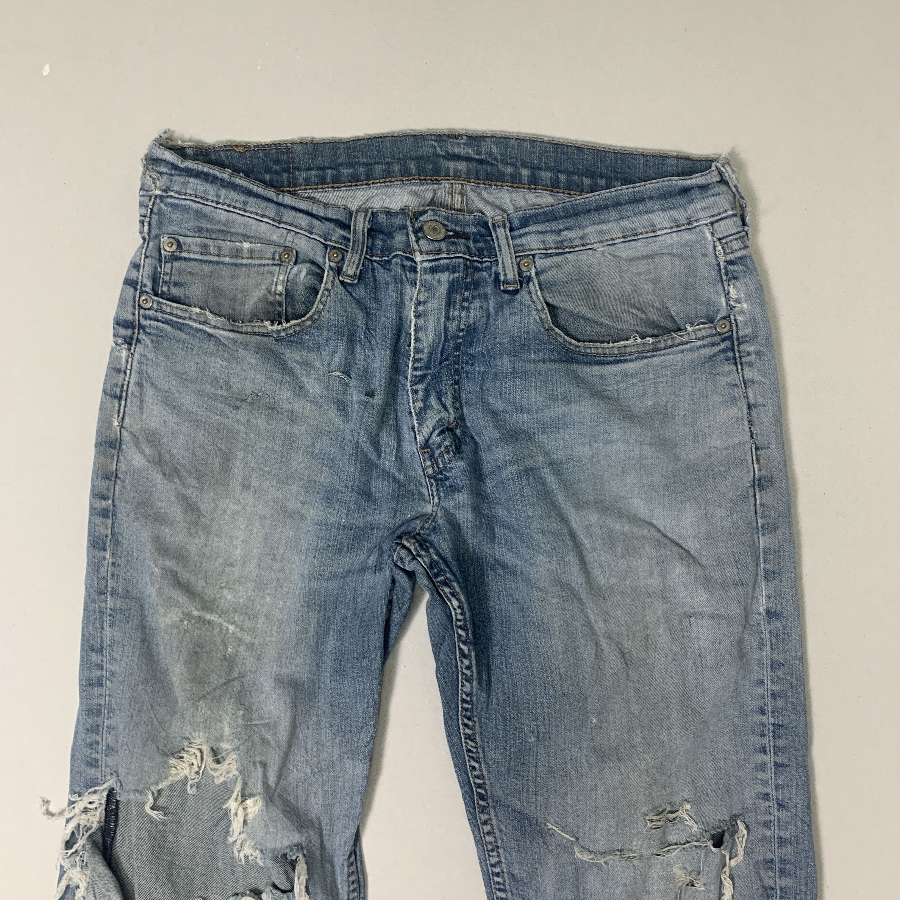 Levi's Vintage LEVI'S Flared Bootcut Distressed Jeans P0030 Size US 34 / EU 50 - 3 Thumbnail