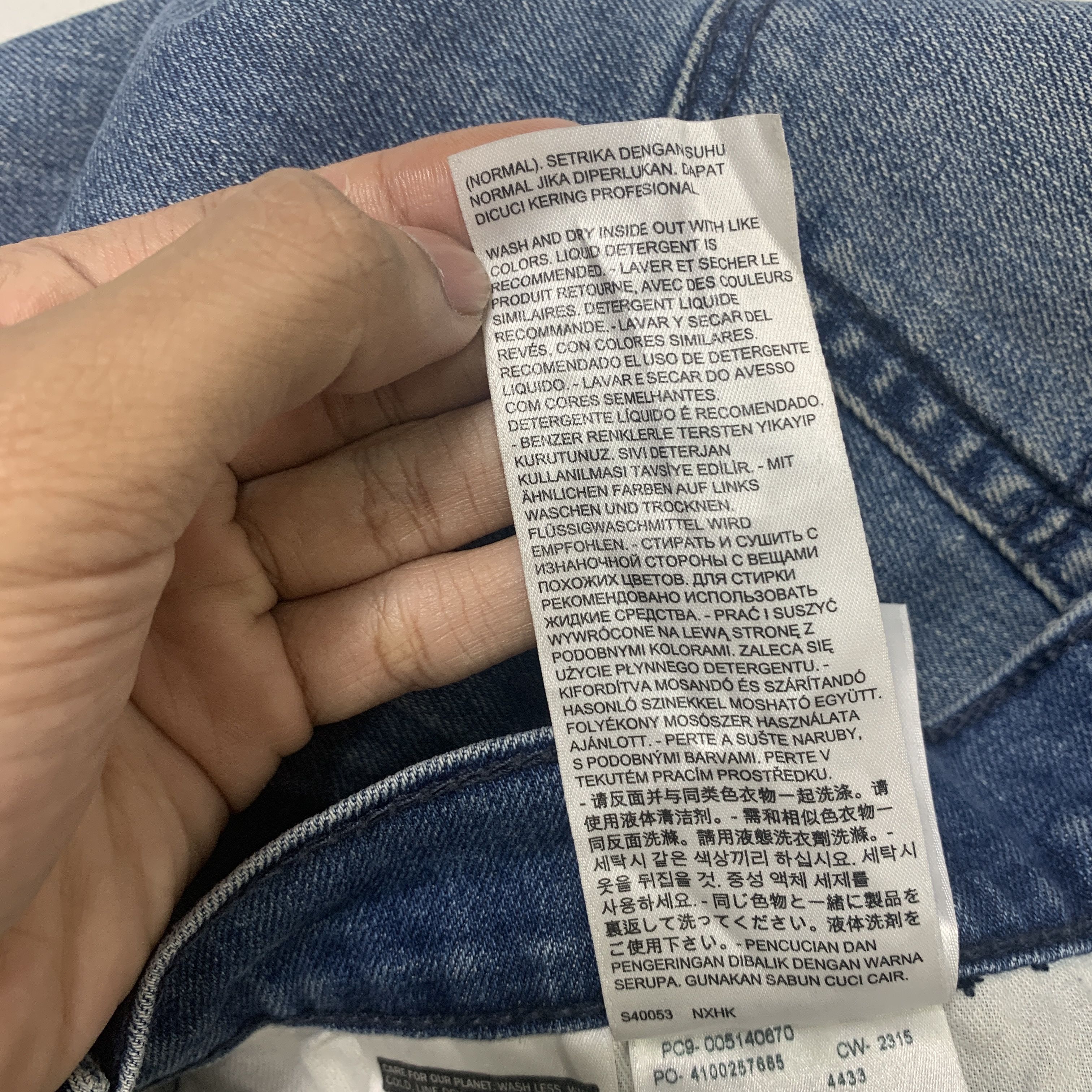 Levi's × Vintage Vintage LEVI'S 514 Faded Mid Wash Straight Cut Jeans Size US 38 / EU 54 - 19 Thumbnail