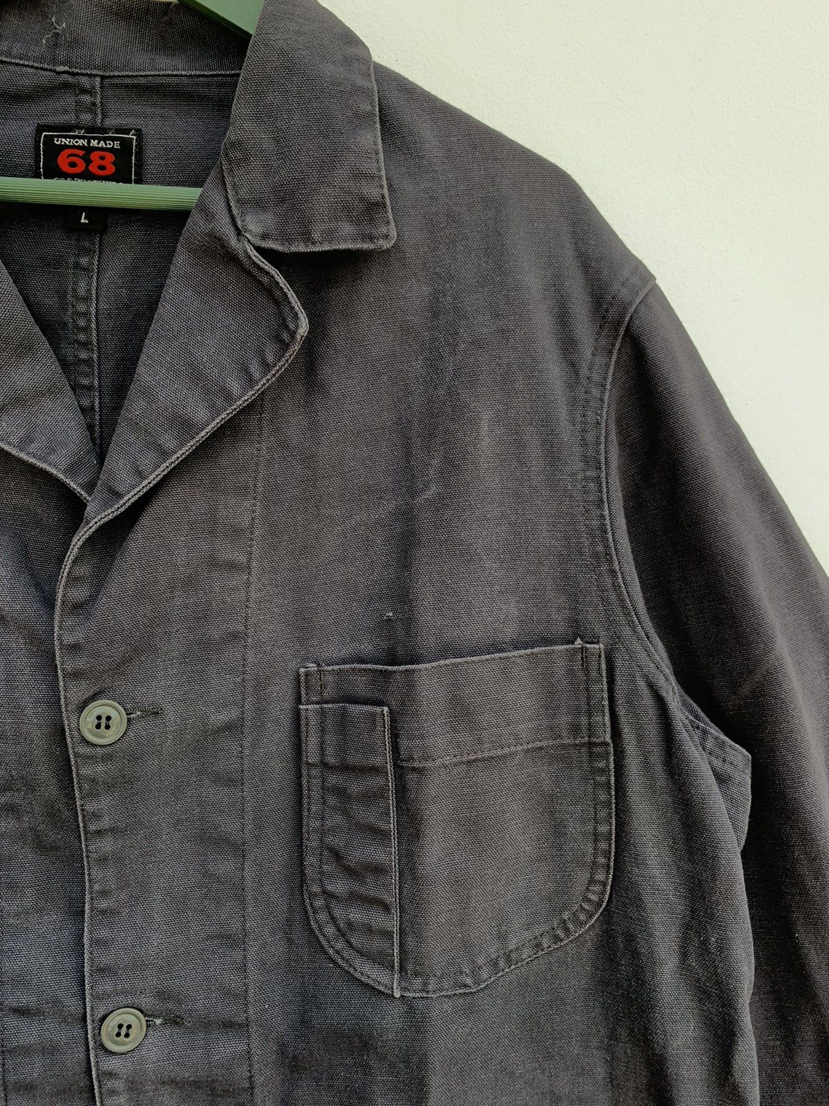 Vintage Vintage Union Made 68 & Brothers Dungaree Button Jacket Size US L / EU 52-54 / 3 - 2 Thumbnail