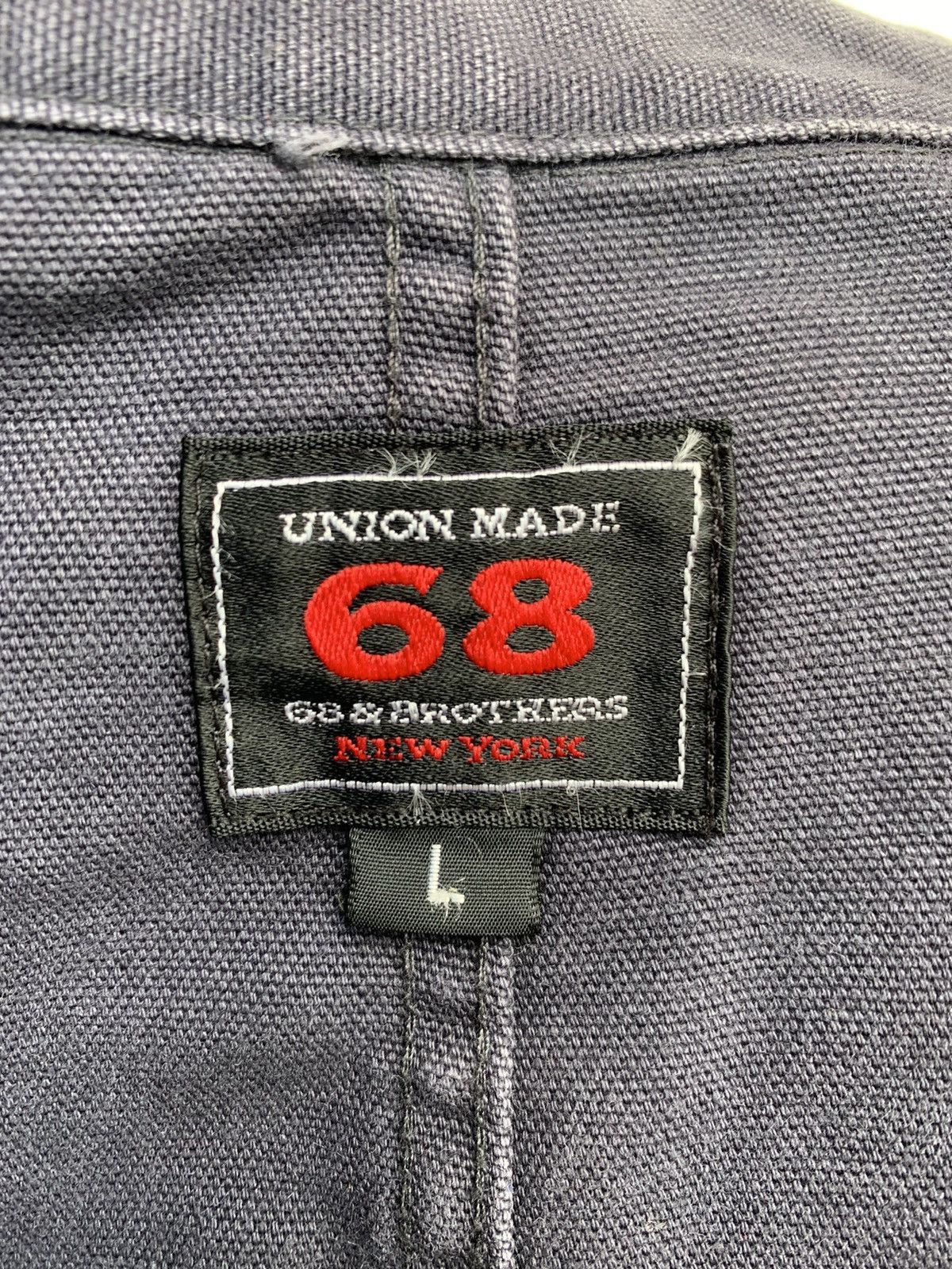 Vintage Vintage Union Made 68 & Brothers Dungaree Button Jacket Size US L / EU 52-54 / 3 - 6 Thumbnail