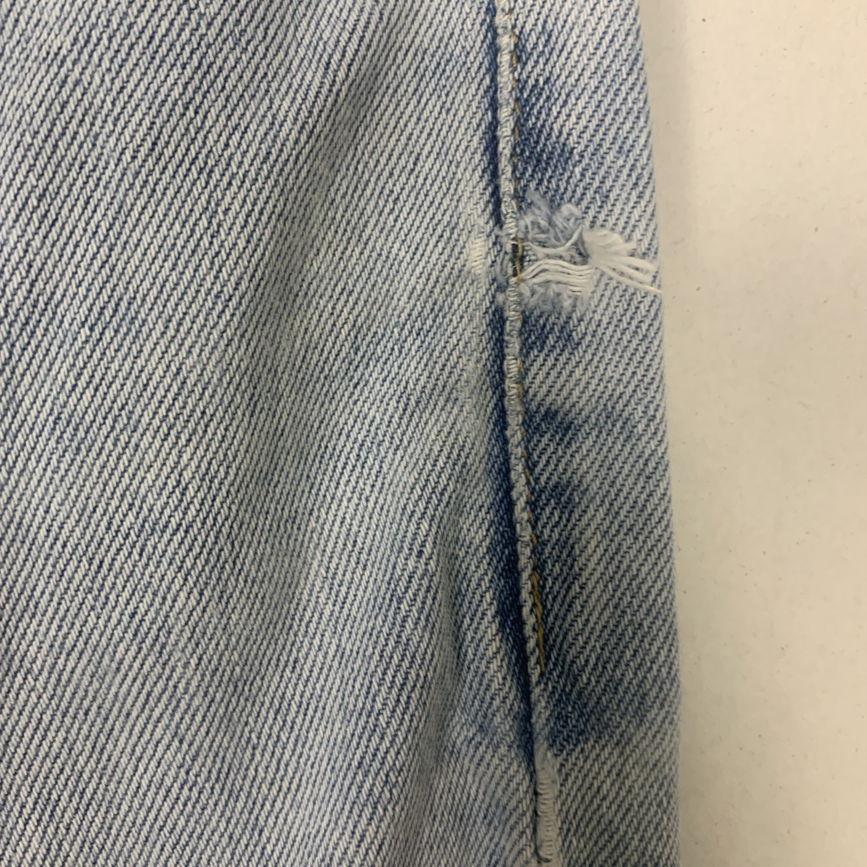 Levi's × Vintage Vintage LEVI'S 550 Distress Faded Straight Cut Mid Wash Size US 40 / EU 56 - 5 Thumbnail