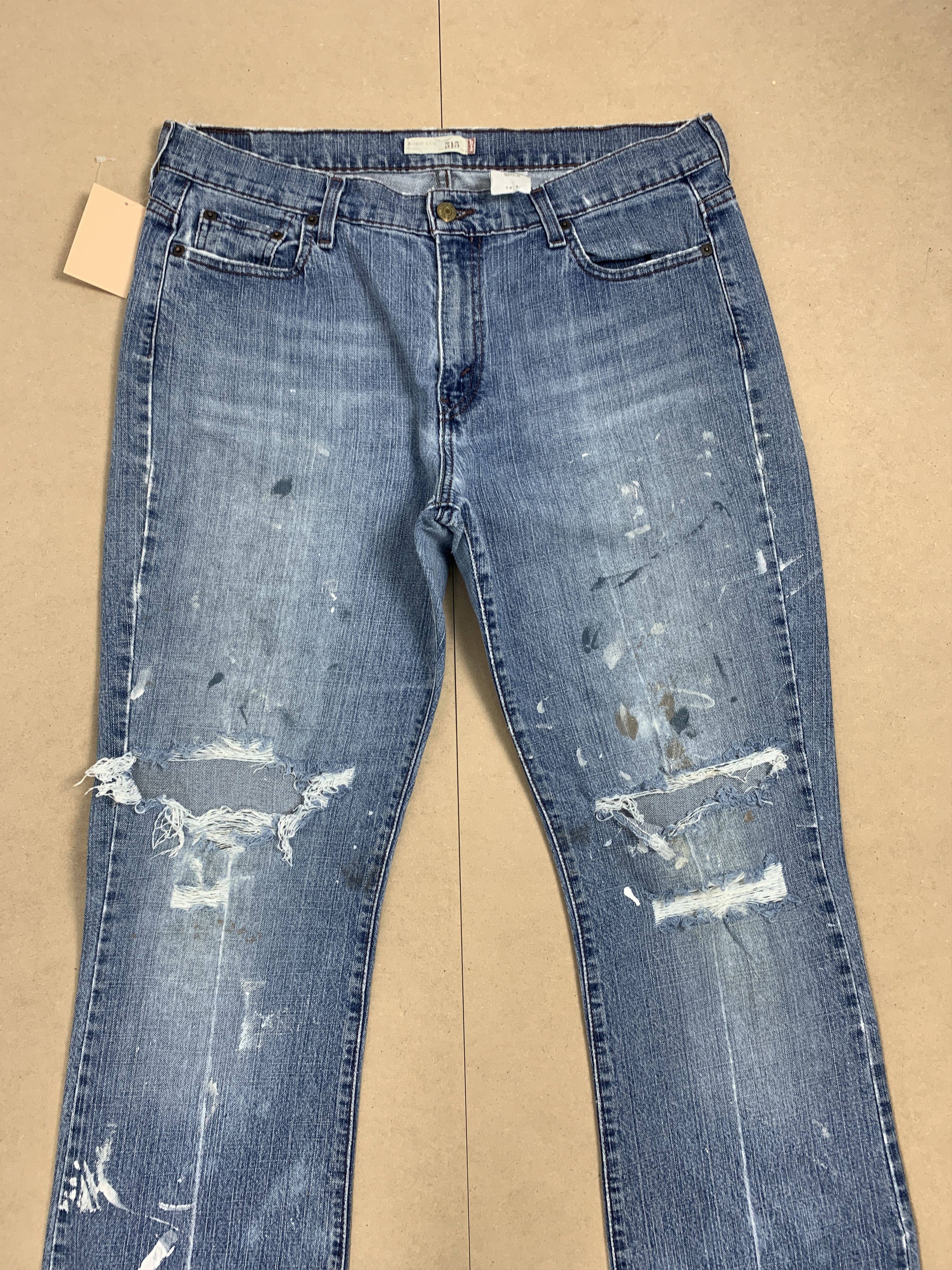 Levi's Vintage Levis 515 Boot Cut Distressed Faded Jeans P0175 Size US 34 / EU 50 - 6 Thumbnail