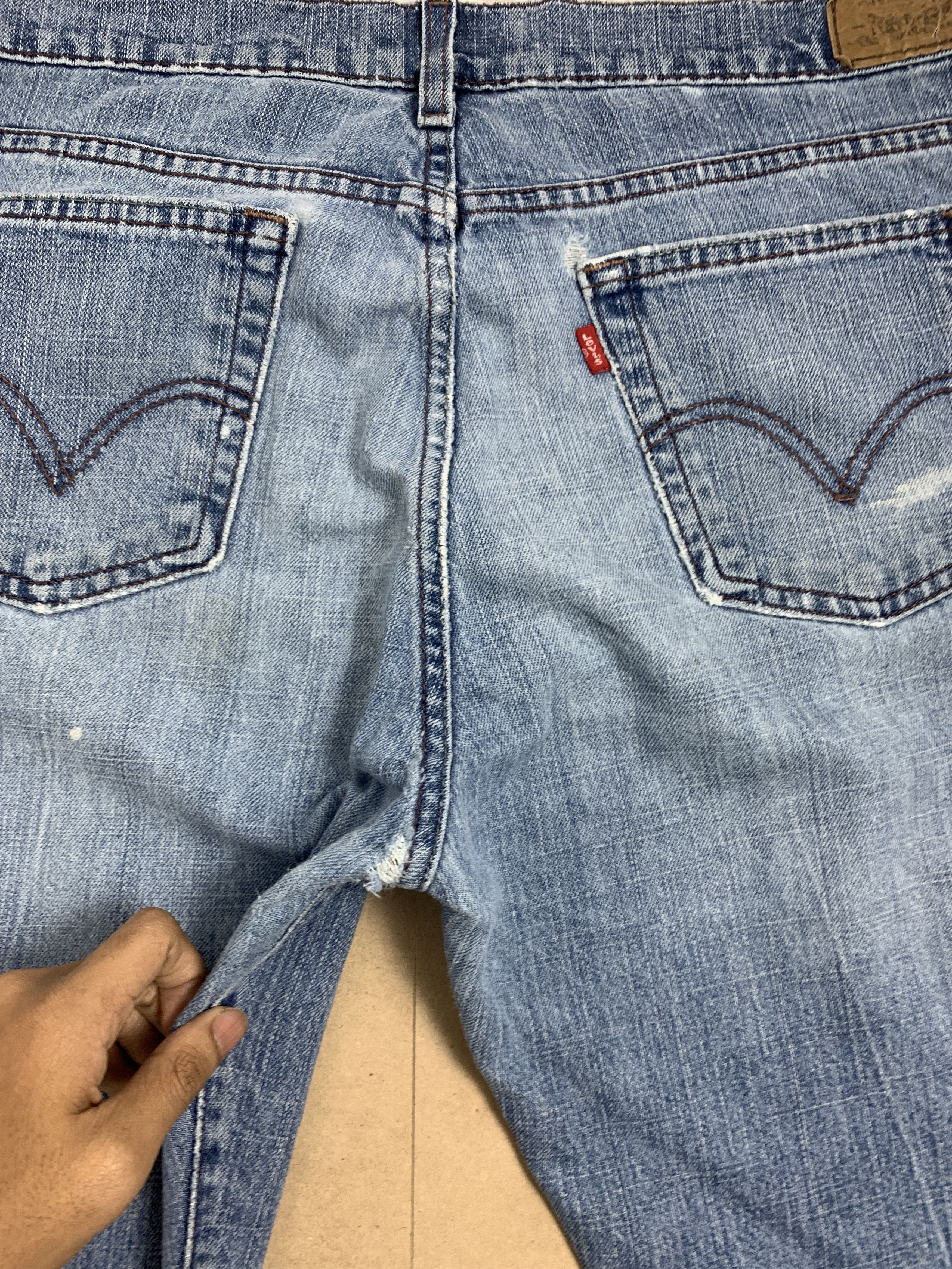 Levi's Vintage Levis 515 Boot Cut Distressed Faded Jeans P0175 Size US 34 / EU 50 - 15 Thumbnail
