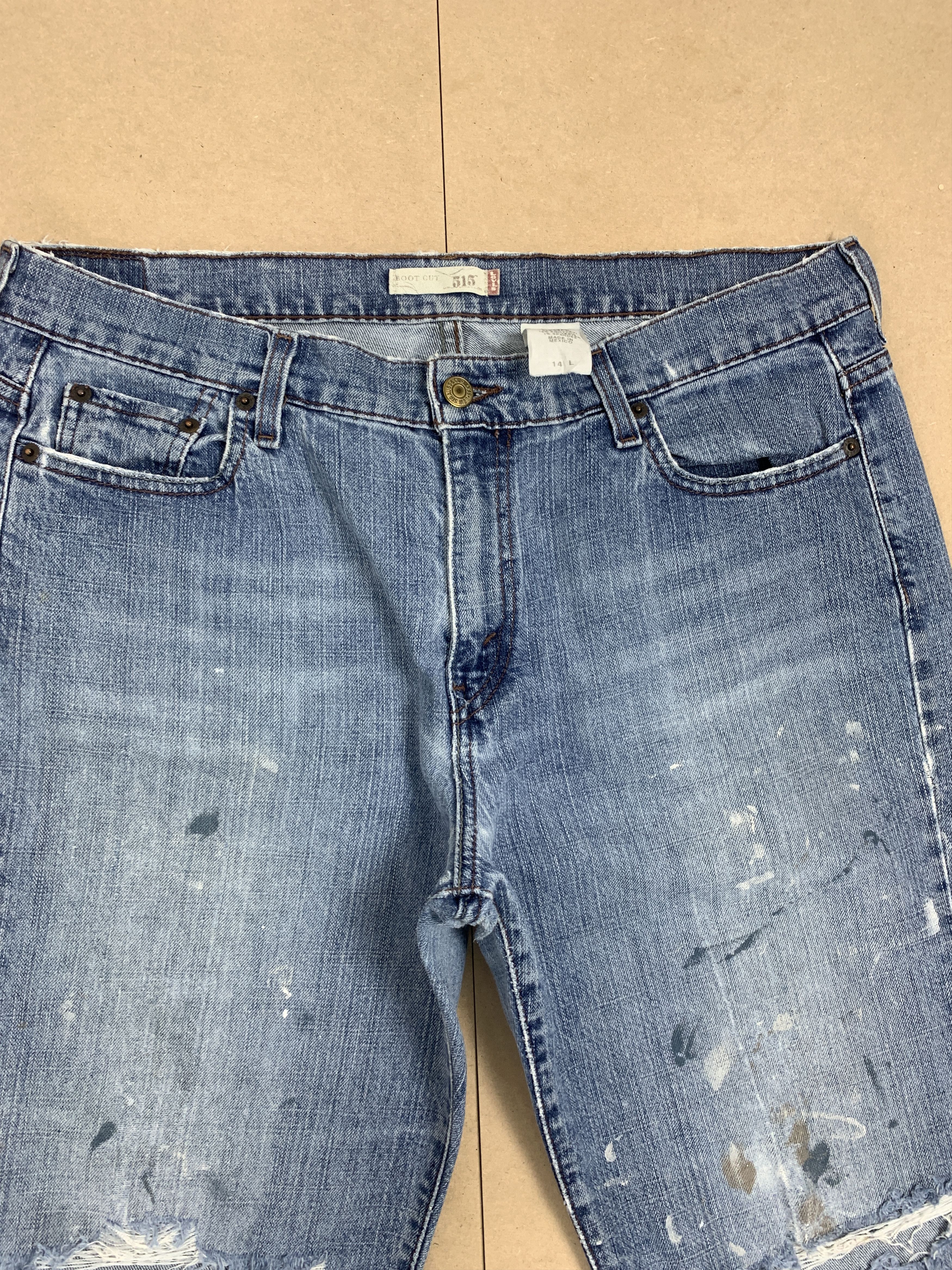 Levi's Vintage Levis 515 Boot Cut Distressed Faded Jeans P0175 Size US 34 / EU 50 - 3 Thumbnail