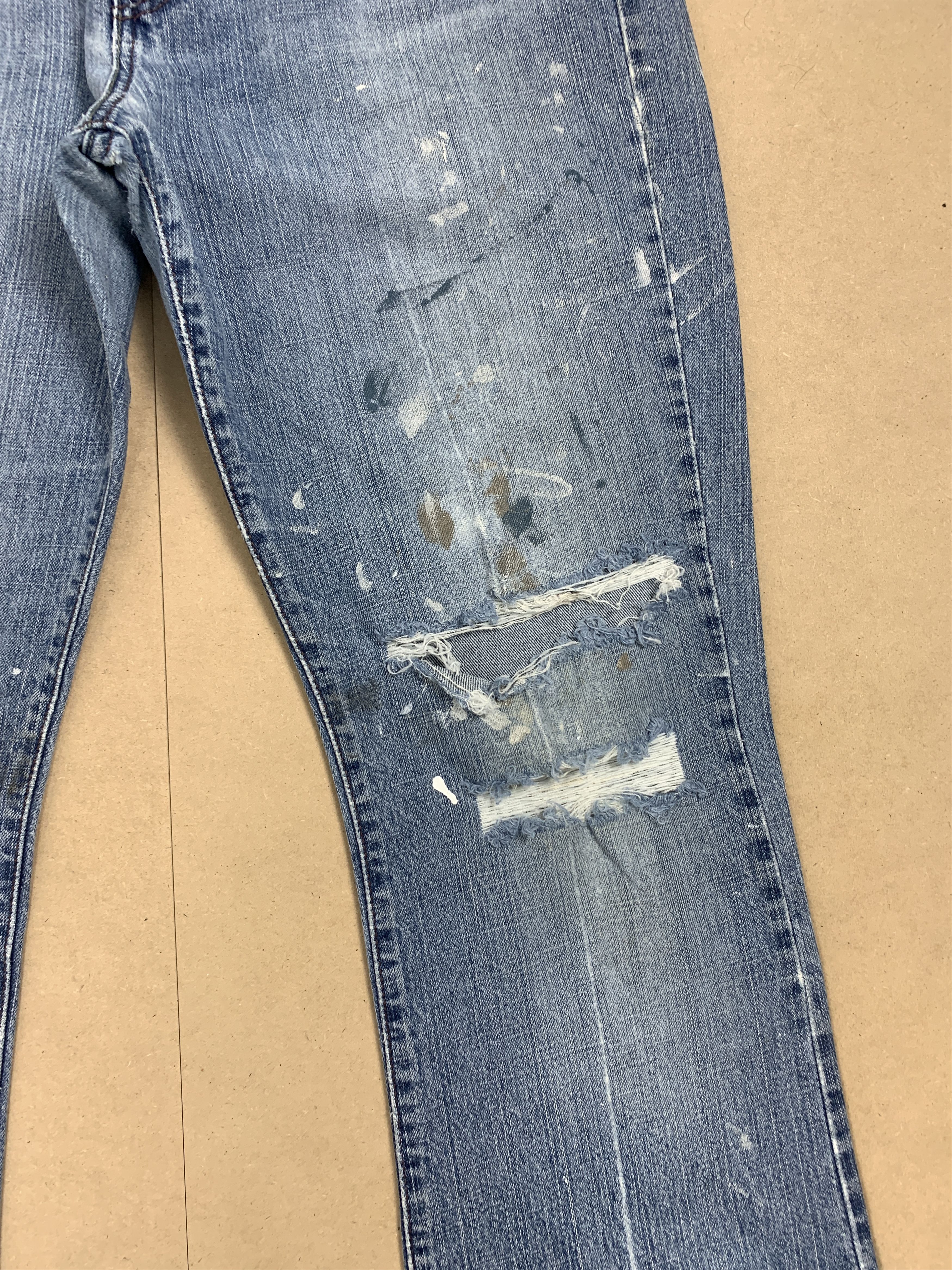 Levi's Vintage Levis 515 Boot Cut Distressed Faded Jeans P0175 Size US 34 / EU 50 - 5 Thumbnail