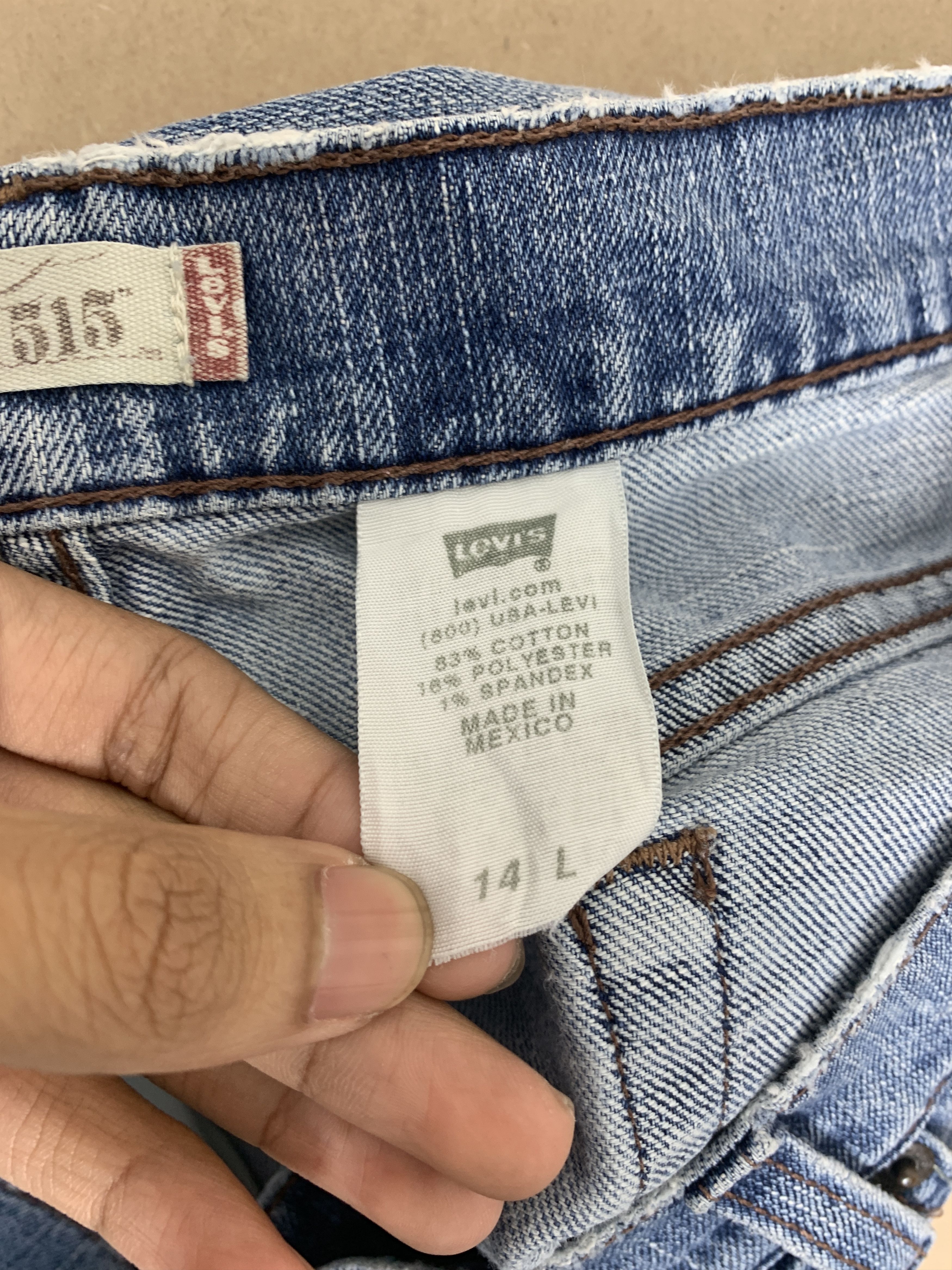 Levi's Vintage Levis 515 Boot Cut Distressed Faded Jeans P0175 Size US 34 / EU 50 - 20 Thumbnail