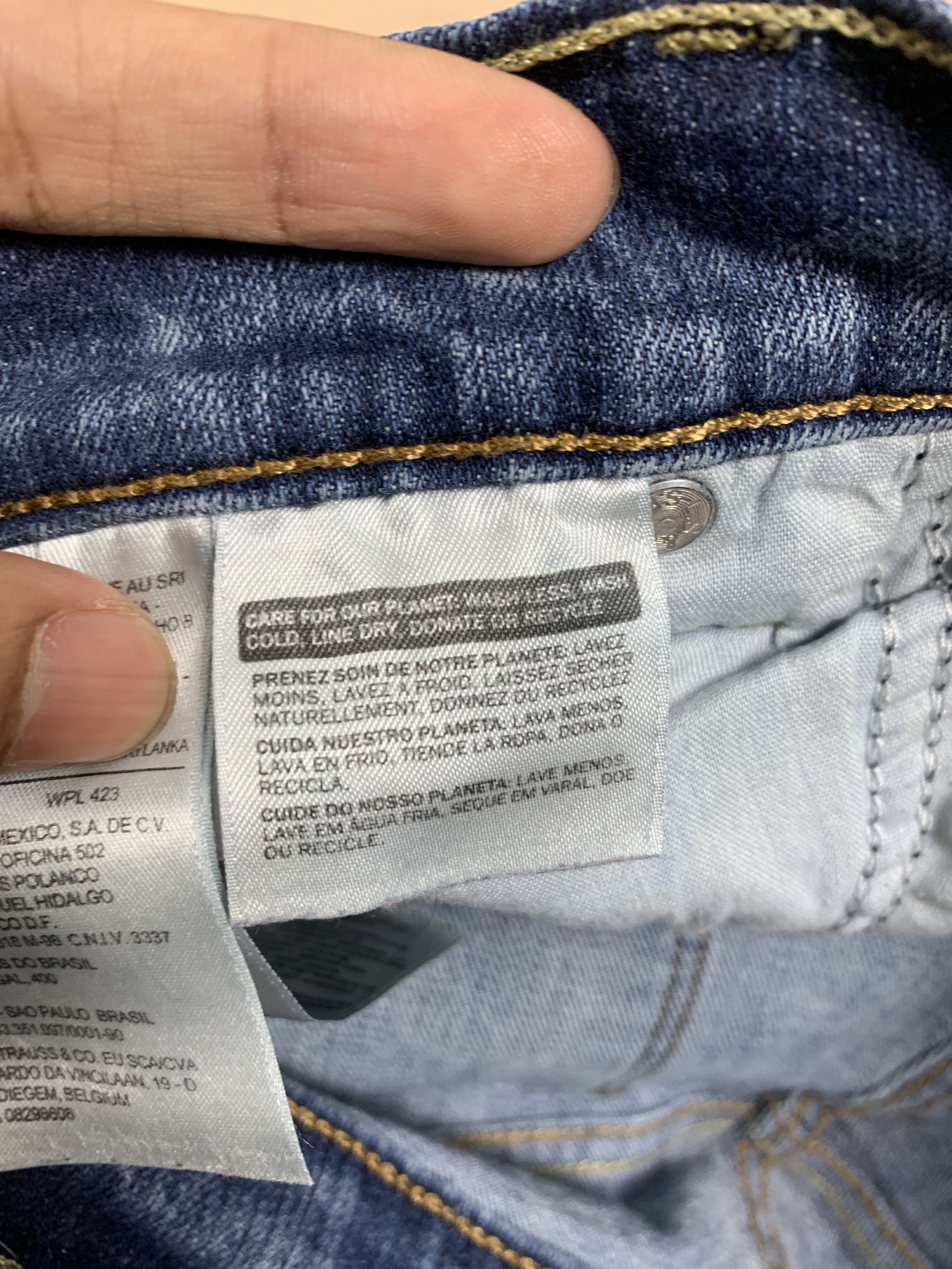 Levi's Vintage Levis 505 Straight Cut Faded Blue Jeans Size US 32 / EU 48 - 12 Thumbnail
