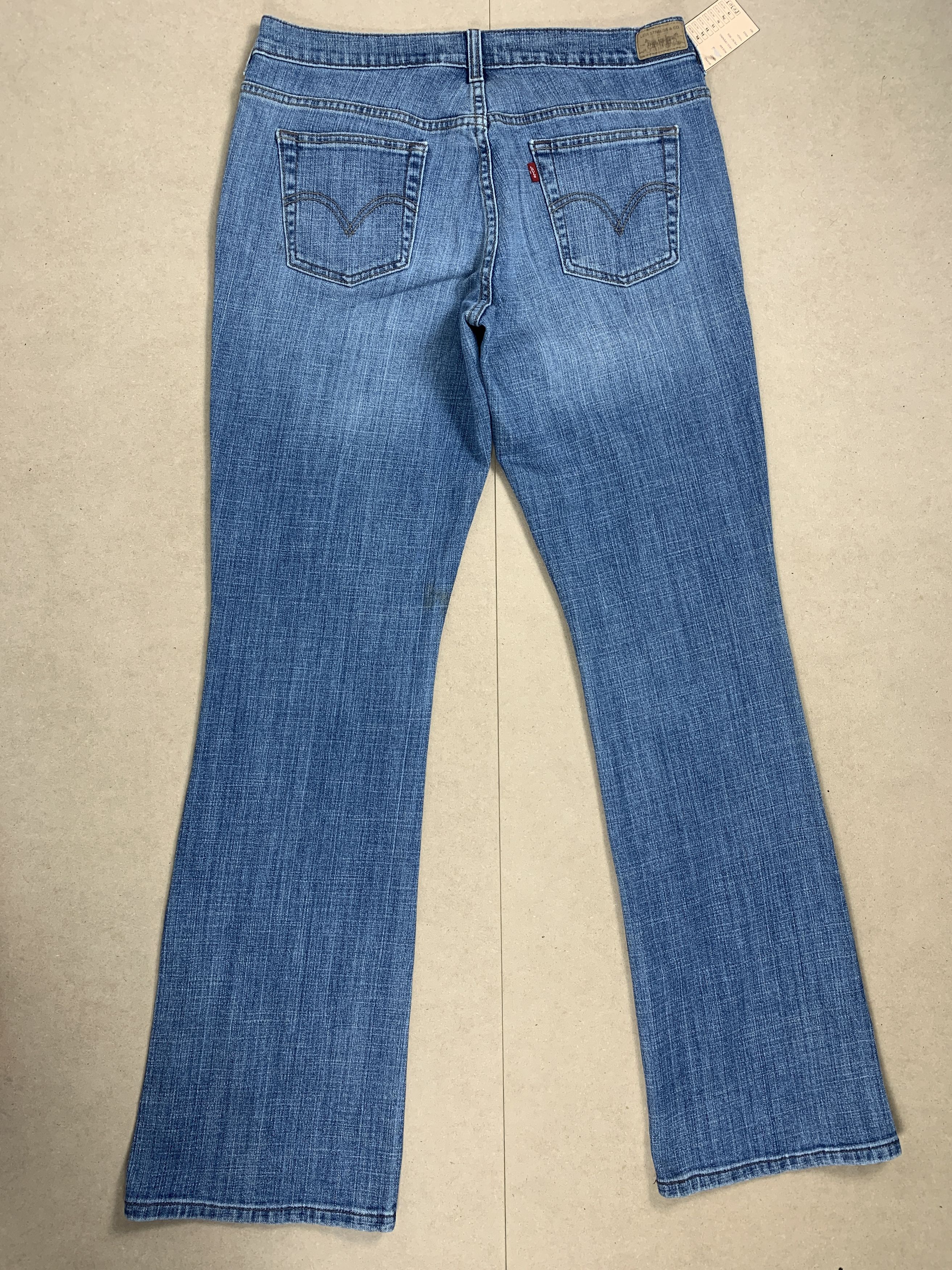 Levi's Vintage Levis 515 Flared Boot Cut Faded Blue Jeans Size 34" / US 12 / IT 48 - 6 Thumbnail