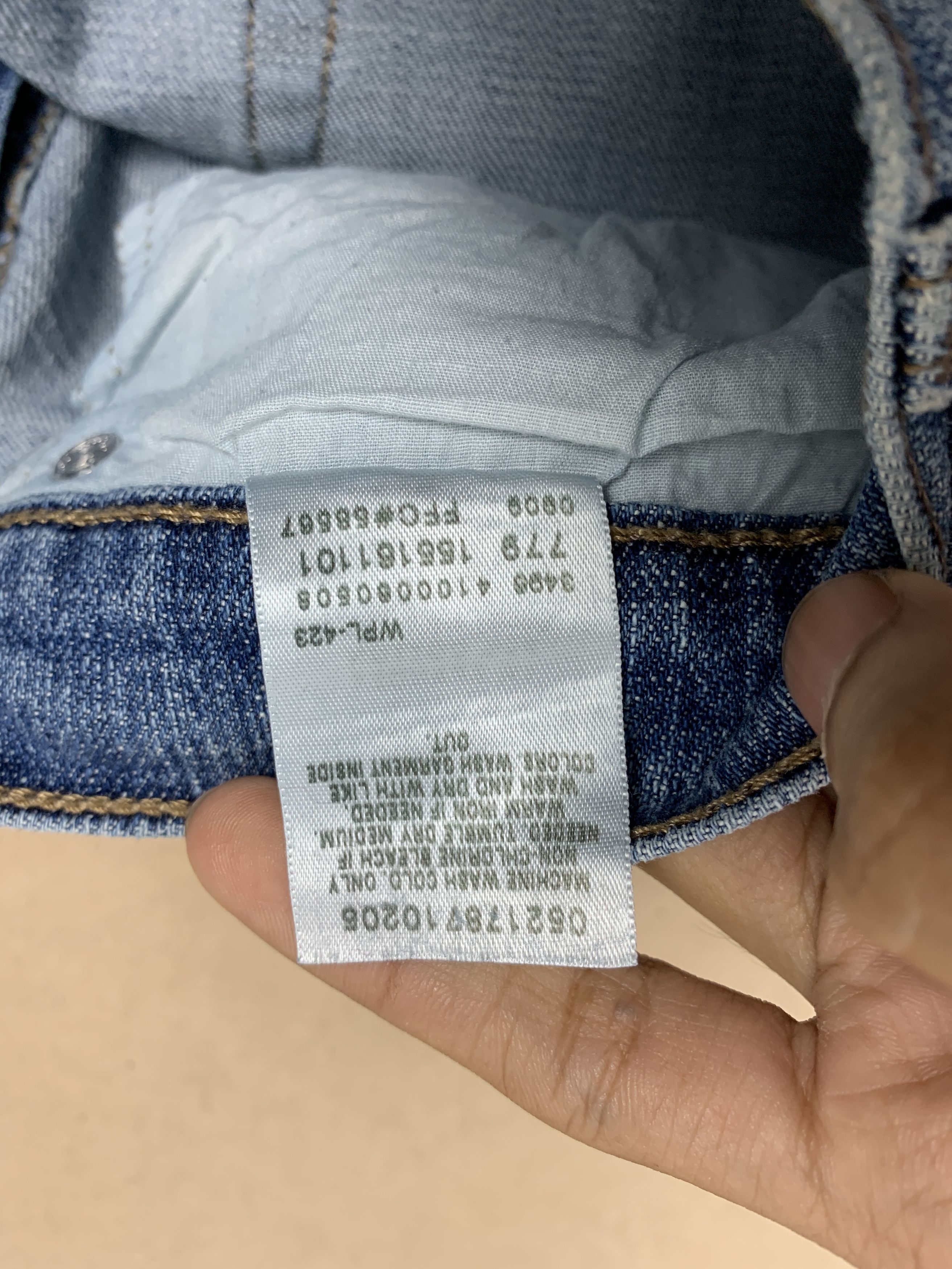 Levi's Vintage Levis 515 Flared Boot Cut Faded Blue Jeans Size 34" / US 12 / IT 48 - 11 Thumbnail