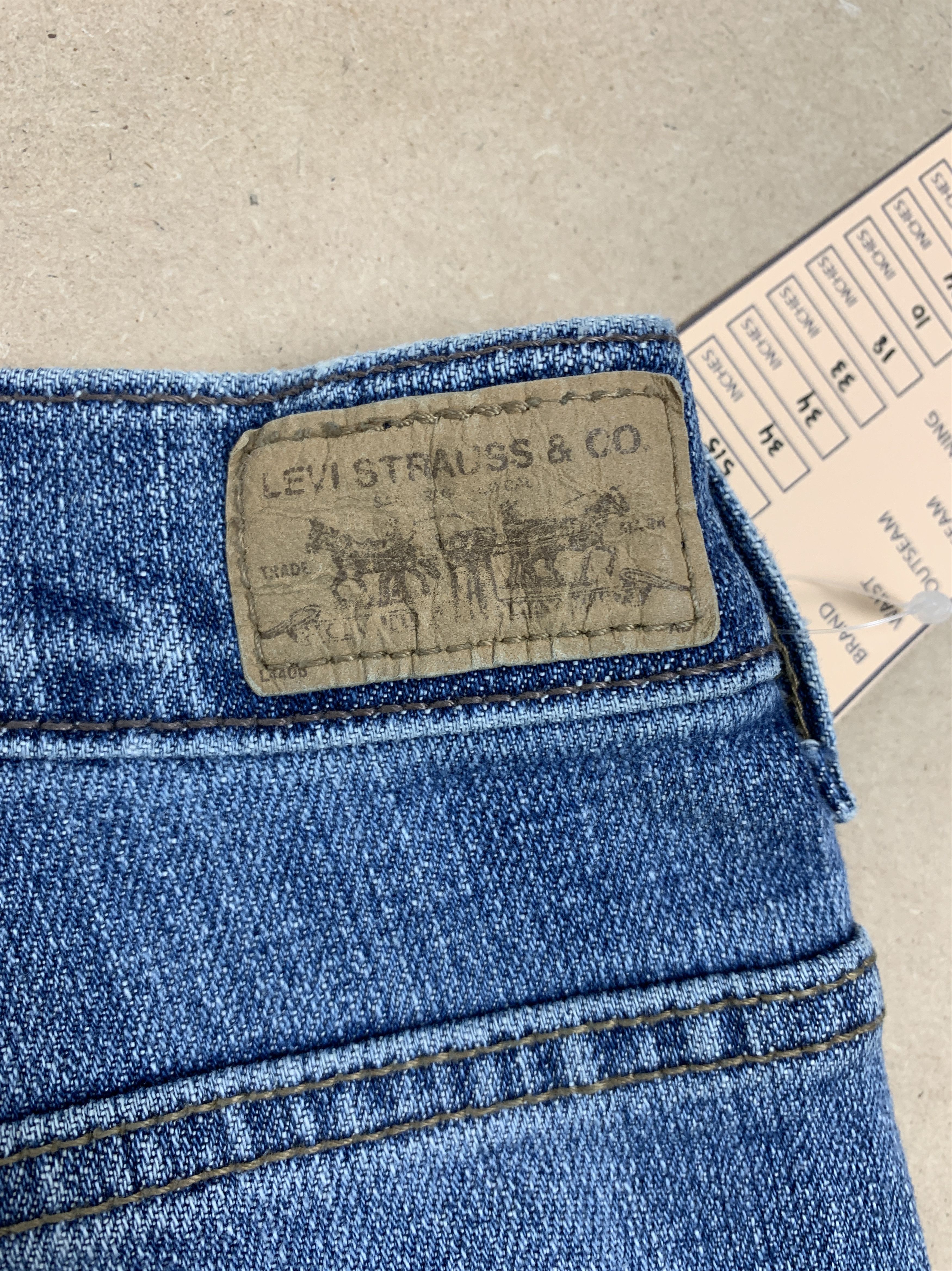 Levi's Vintage Levis 515 Flared Boot Cut Faded Blue Jeans Size 34" / US 12 / IT 48 - 8 Thumbnail
