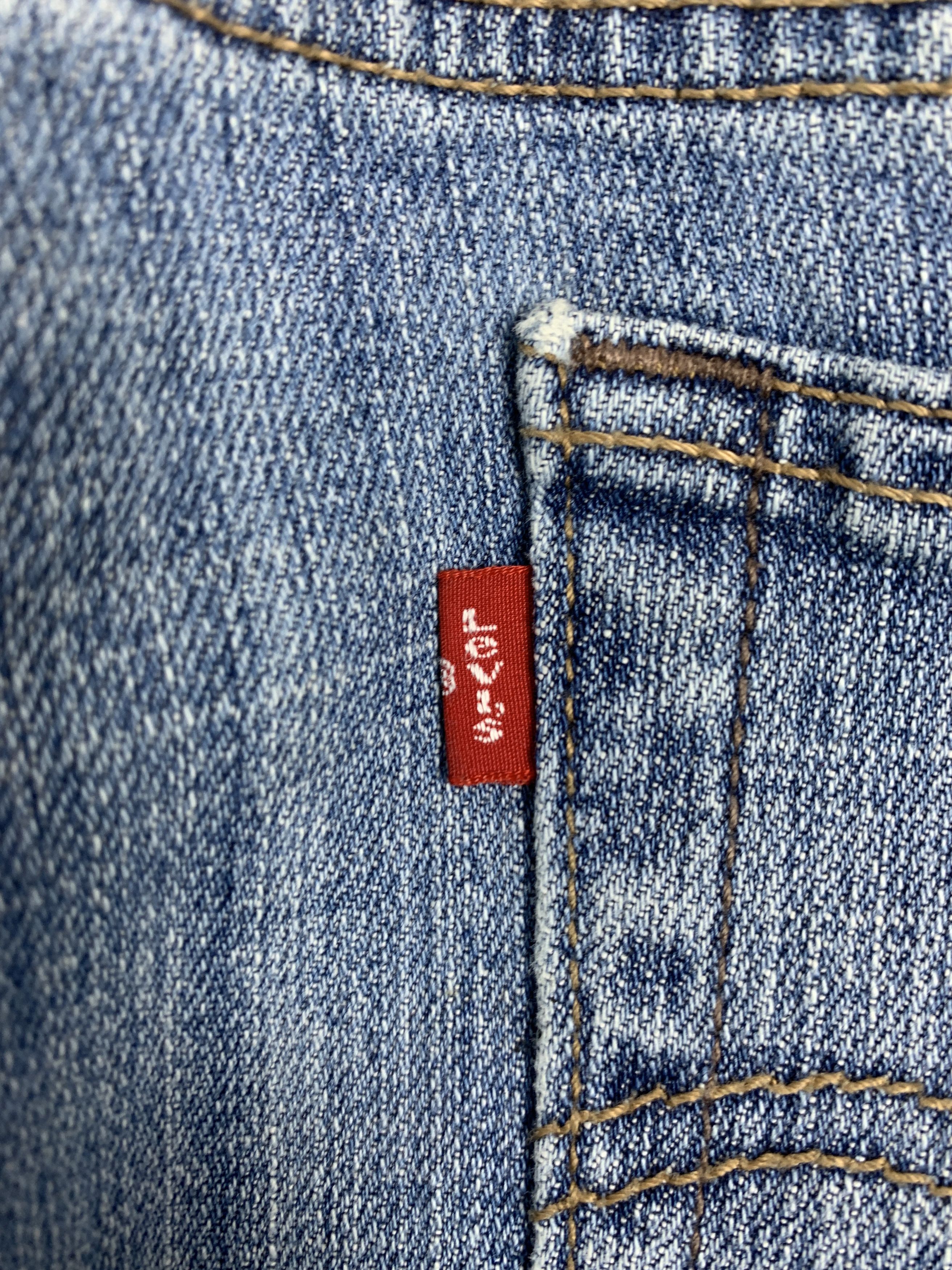 Levi's Vintage Levis 515 Flared Boot Cut Faded Blue Jeans Size 34" / US 12 / IT 48 - 9 Thumbnail