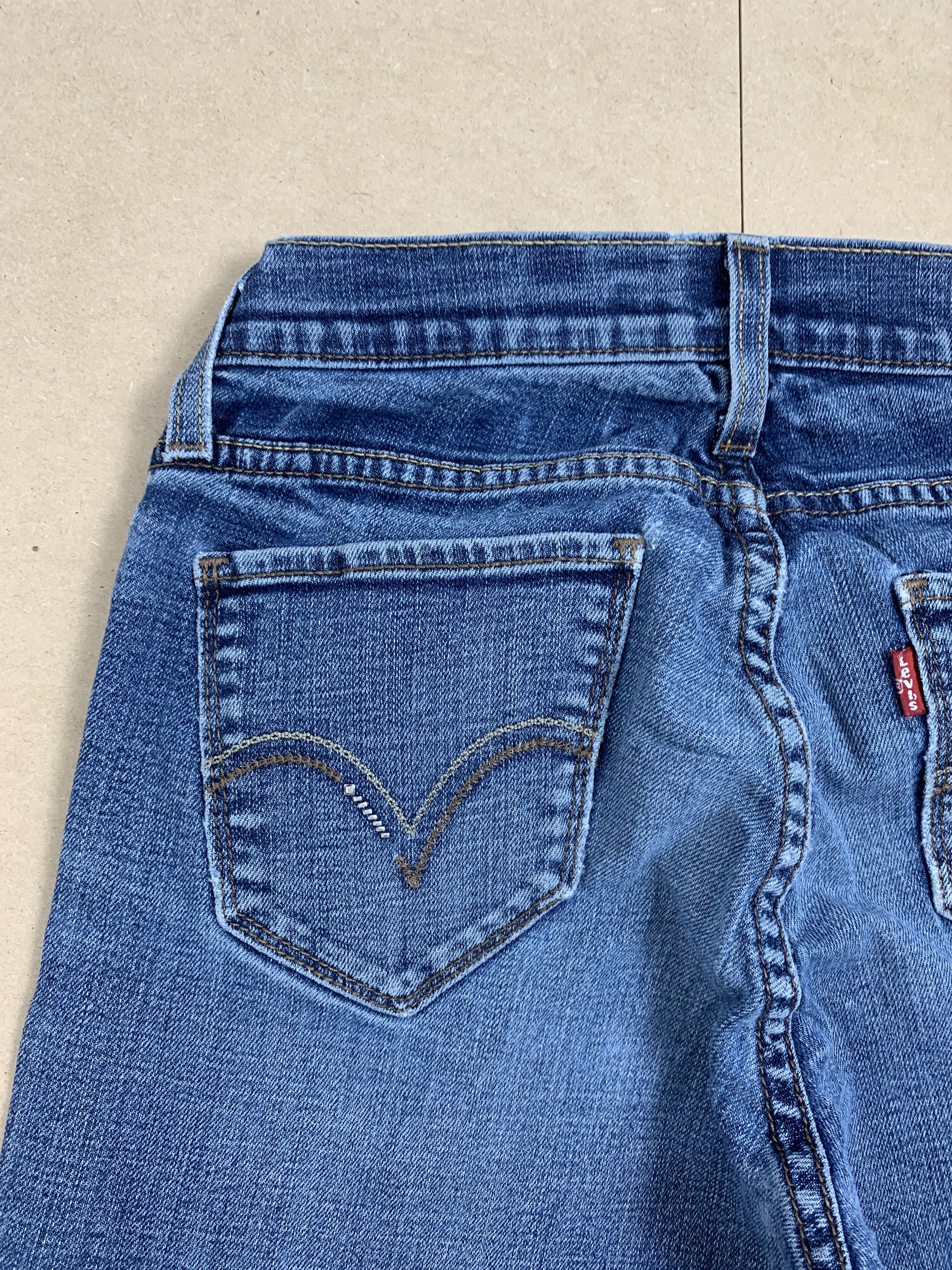 Levi's Vintage Levi's 529 Curvy Boot Cut Medium Wash Jeans Size 24" / US 00 / IT 34 - 8 Thumbnail