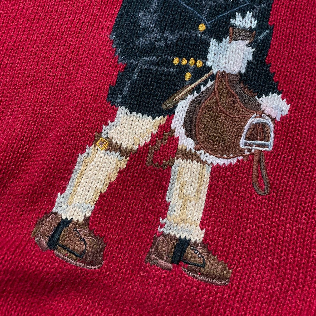 Polo Ralph Lauren × Vintage Sweater Ralph Lauren Polo Sport Bear Vintage Hand Knit Size S / US 4 / IT 40 - 6 Thumbnail