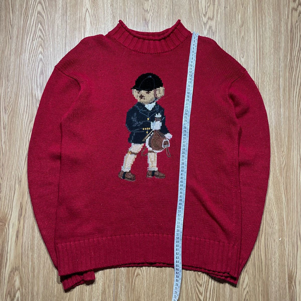Polo Ralph Lauren × Vintage Sweater Ralph Lauren Polo Sport Bear Vintage Hand Knit Size S / US 4 / IT 40 - 9 Thumbnail