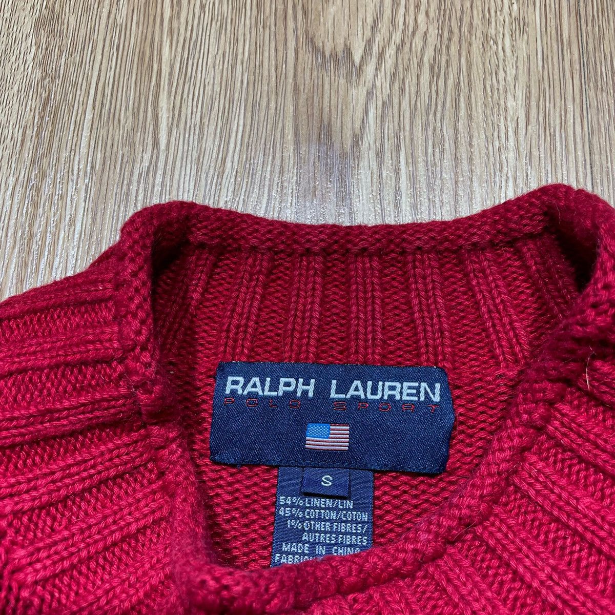 Polo Ralph Lauren × Vintage Sweater Ralph Lauren Polo Sport Bear Vintage Hand Knit Size S / US 4 / IT 40 - 8 Thumbnail