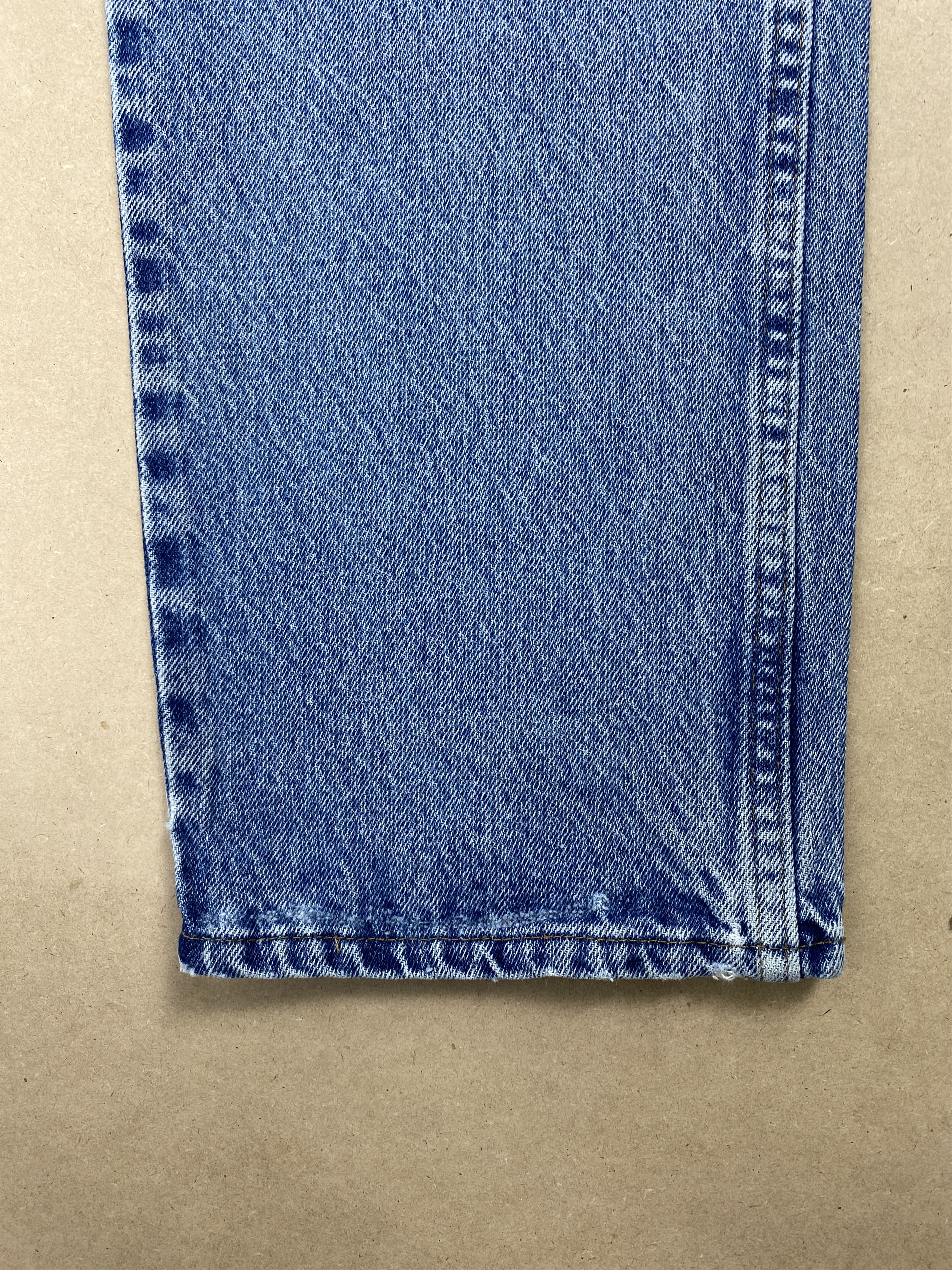 Vintage Vintage Wrangler Distressed Faded Straight Cut Blue Jeans Size US 38 / EU 54 - 3 Thumbnail