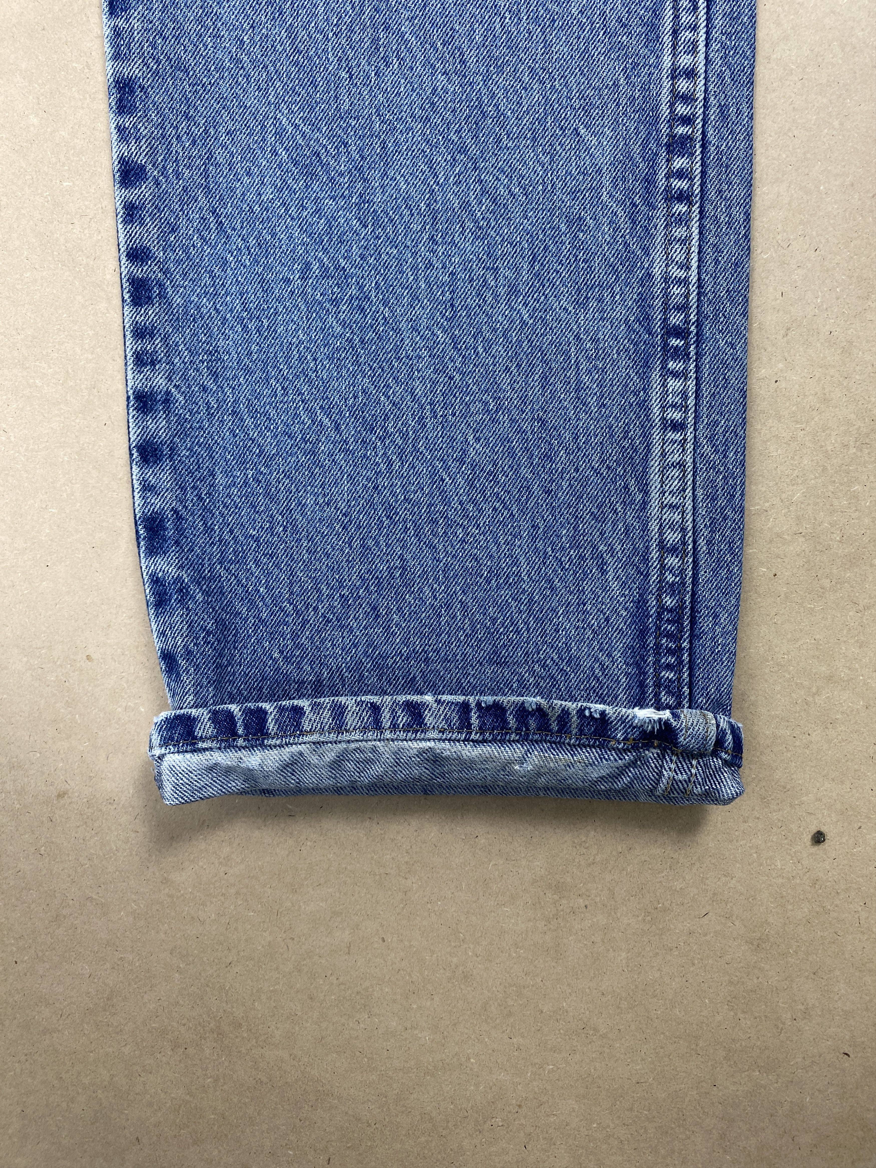 Vintage Vintage Wrangler Distressed Faded Straight Cut Blue Jeans Size US 38 / EU 54 - 4 Thumbnail