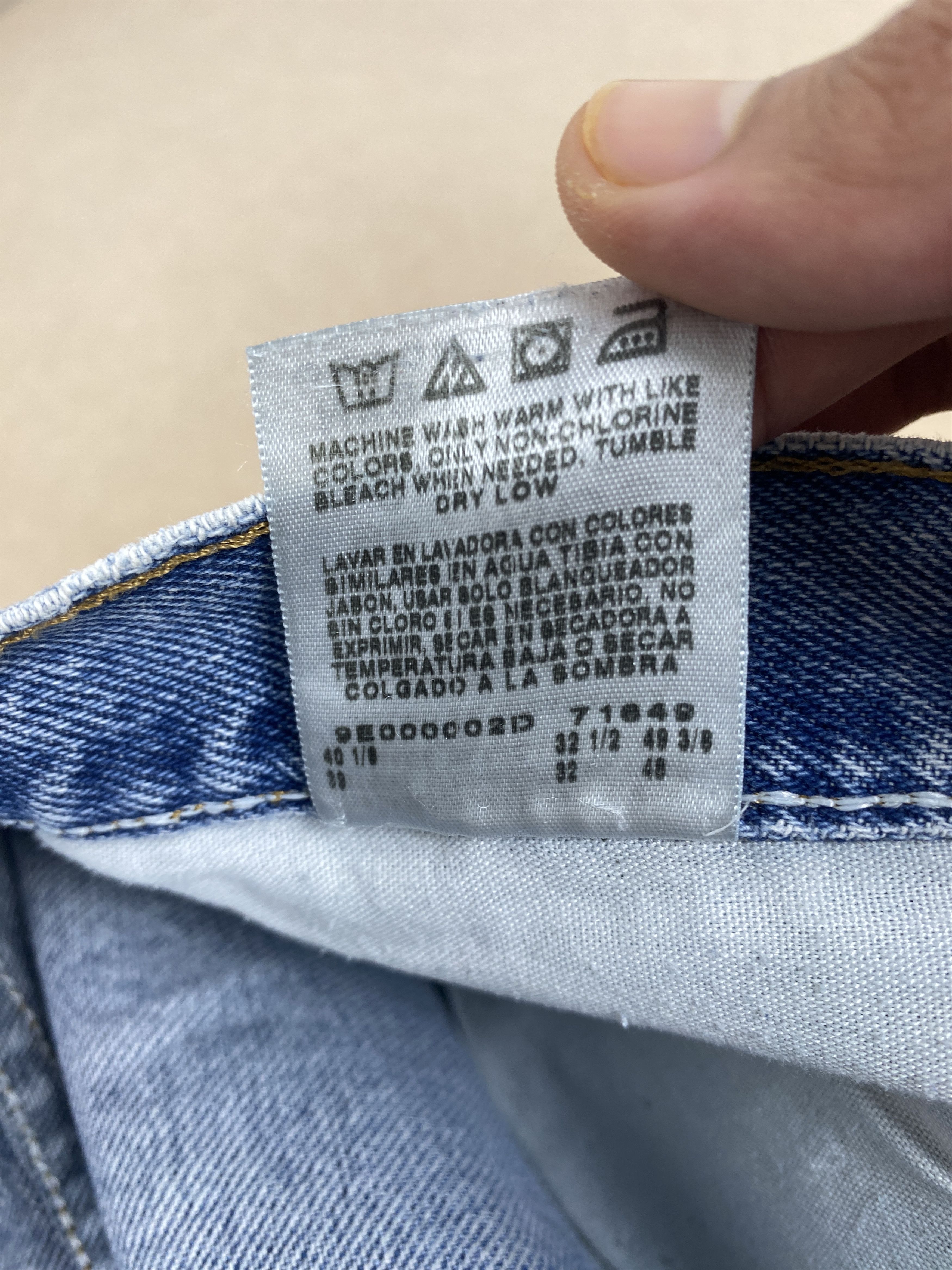 Vintage Vintage Wrangler Distressed Faded Straight Cut Blue Jeans Size US 38 / EU 54 - 9 Thumbnail